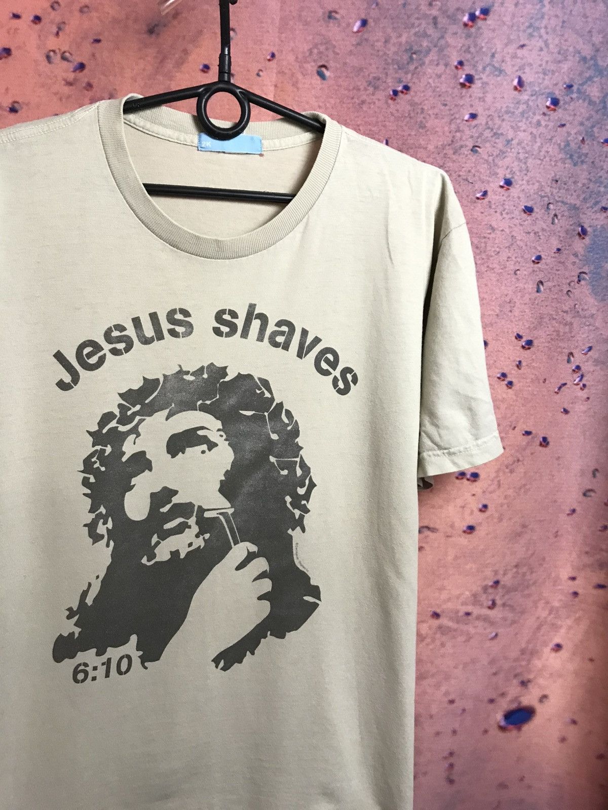 Other × Vintage Jesus Shaves 6:10 t shirt Size US M / EU 48-50 / 2 - 1 Thumbnail