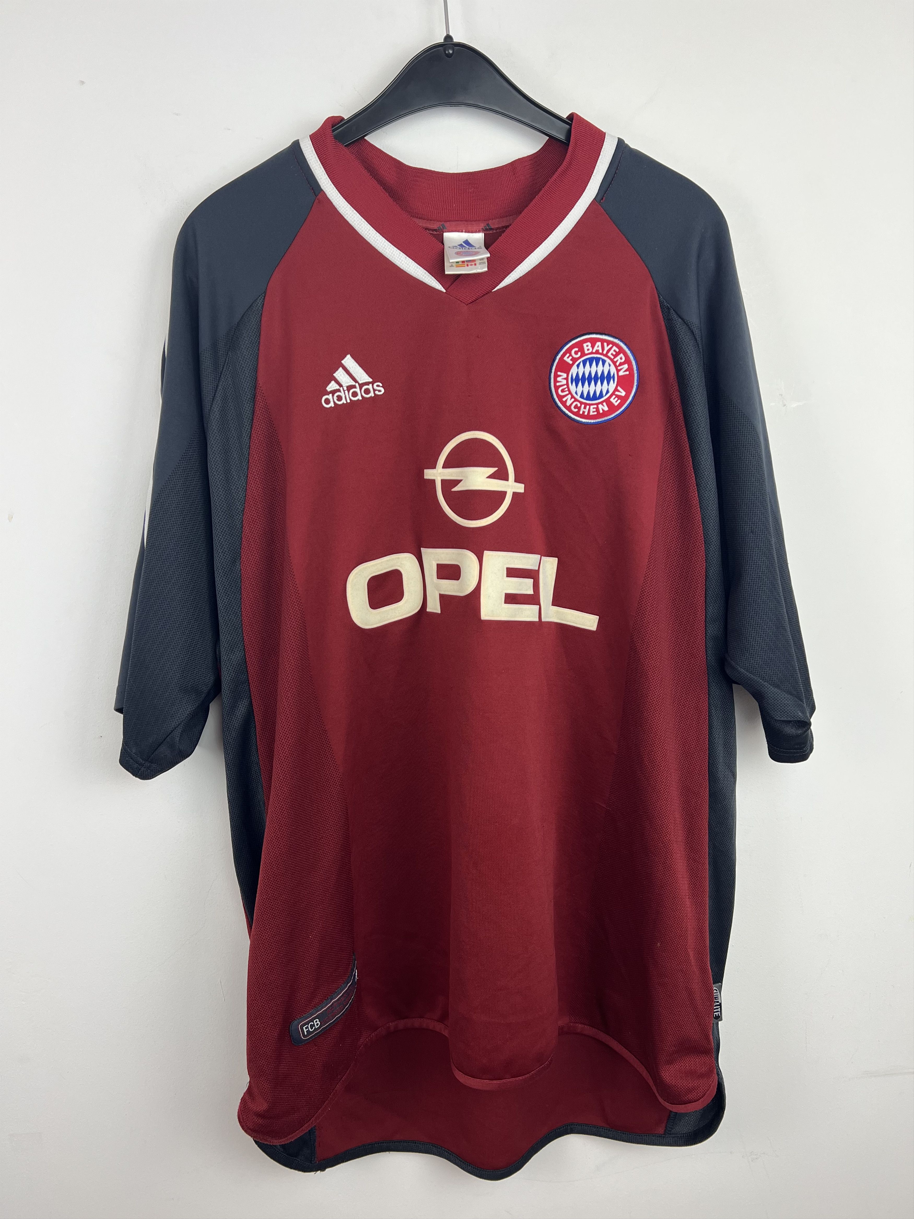 Adidas BAYERN MUNICH 2001/2002 HOME FOOTBALL Kit SHIRT Size US XXL / EU 58 / 5 - 3 Thumbnail