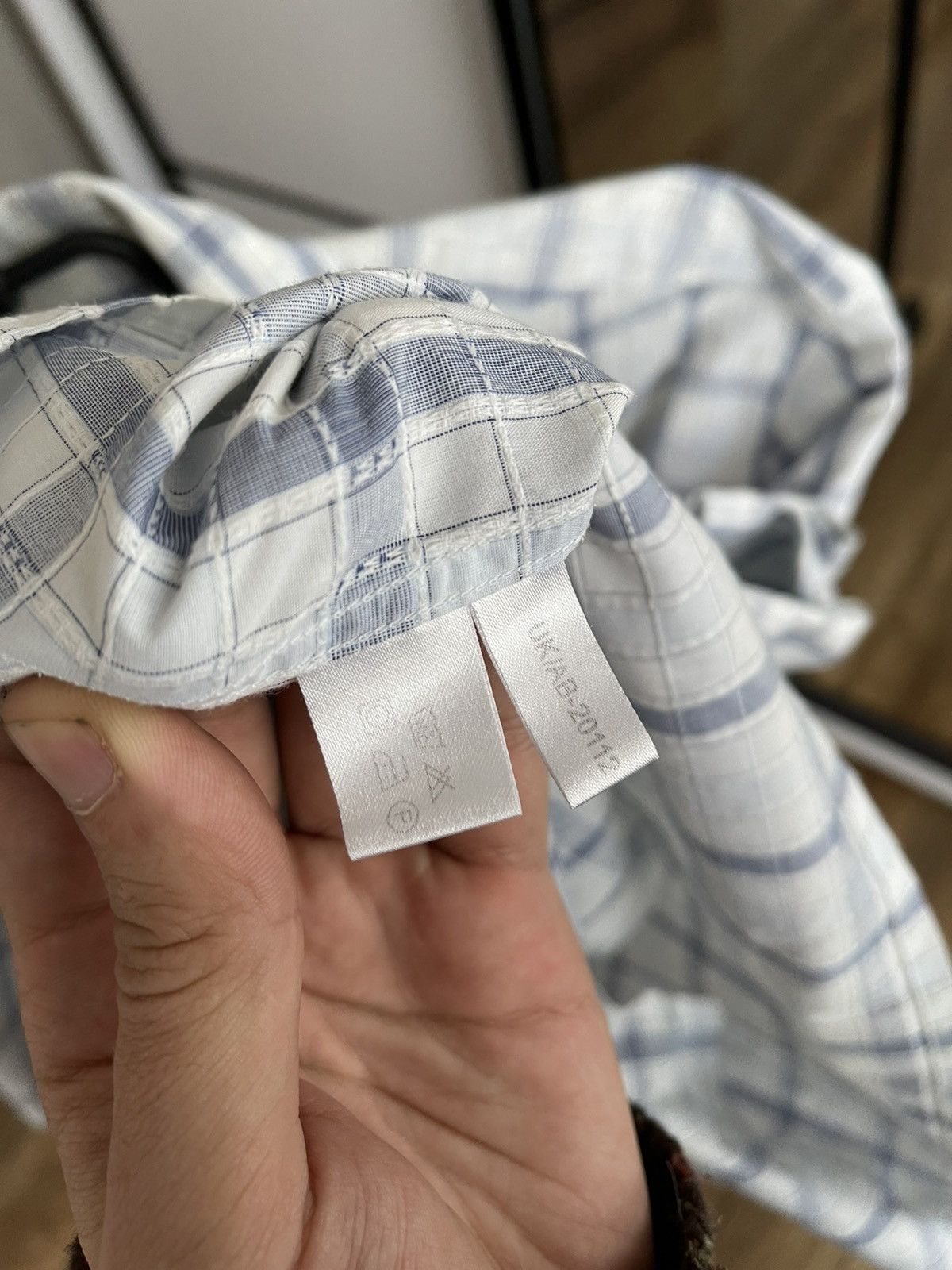Vintage Yves Saint Laurent YSL Checked Shirt Button Up Size US XL / EU 56 / 4 - 11 Thumbnail