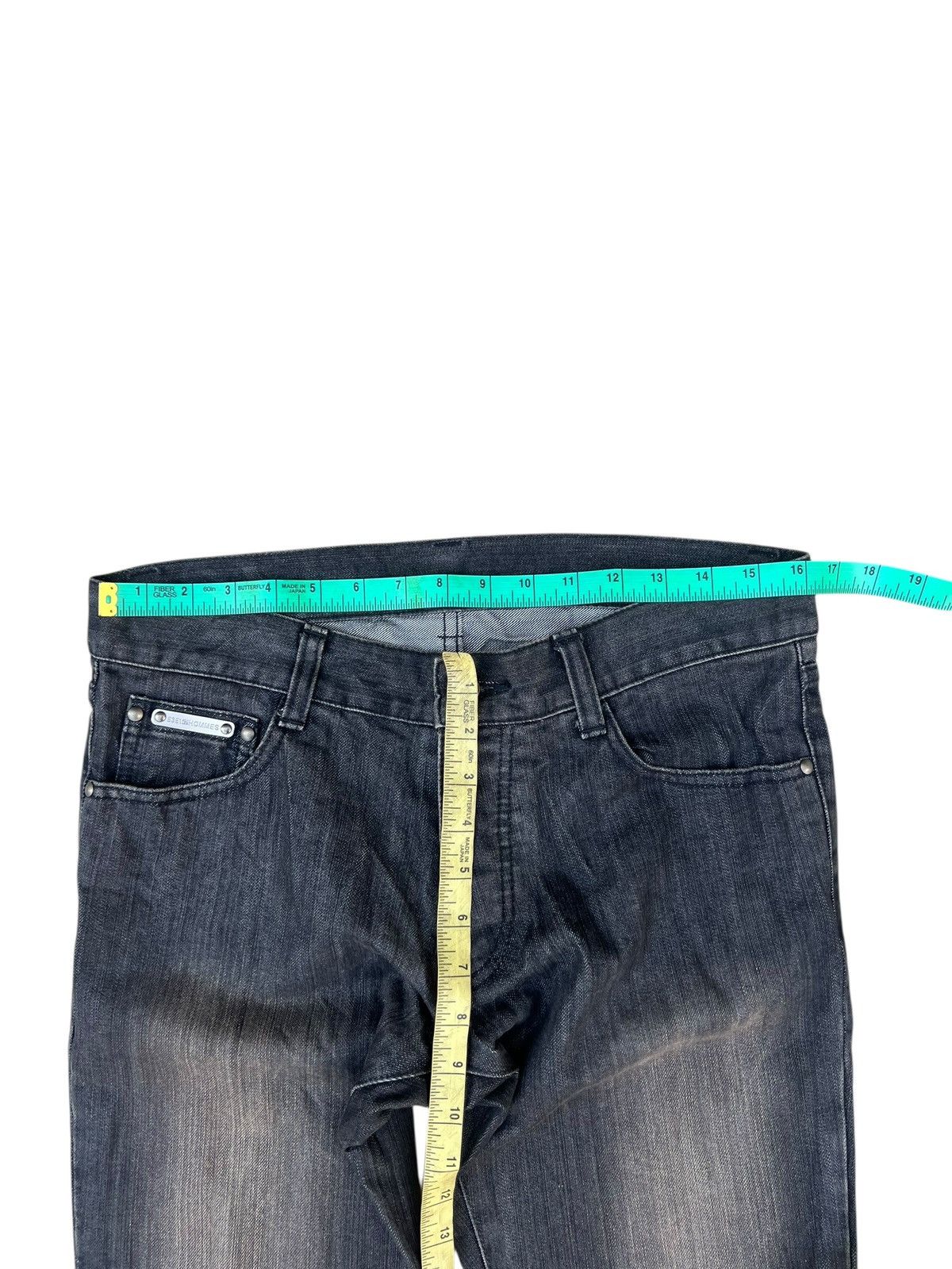 5351 POUR LES HOMMES 5351 Pour Les Hommes Black Denim Flare Jeans Size US 31 - 4 Thumbnail