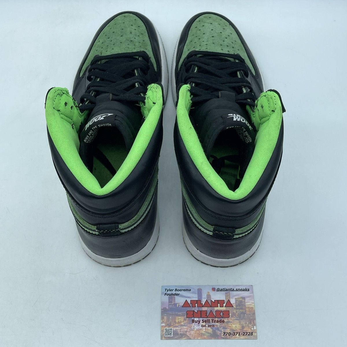 Jordan Brand Air Jordan 1 high zoom zen green Size US 10.5 / EU 43-44 - 6 Thumbnail