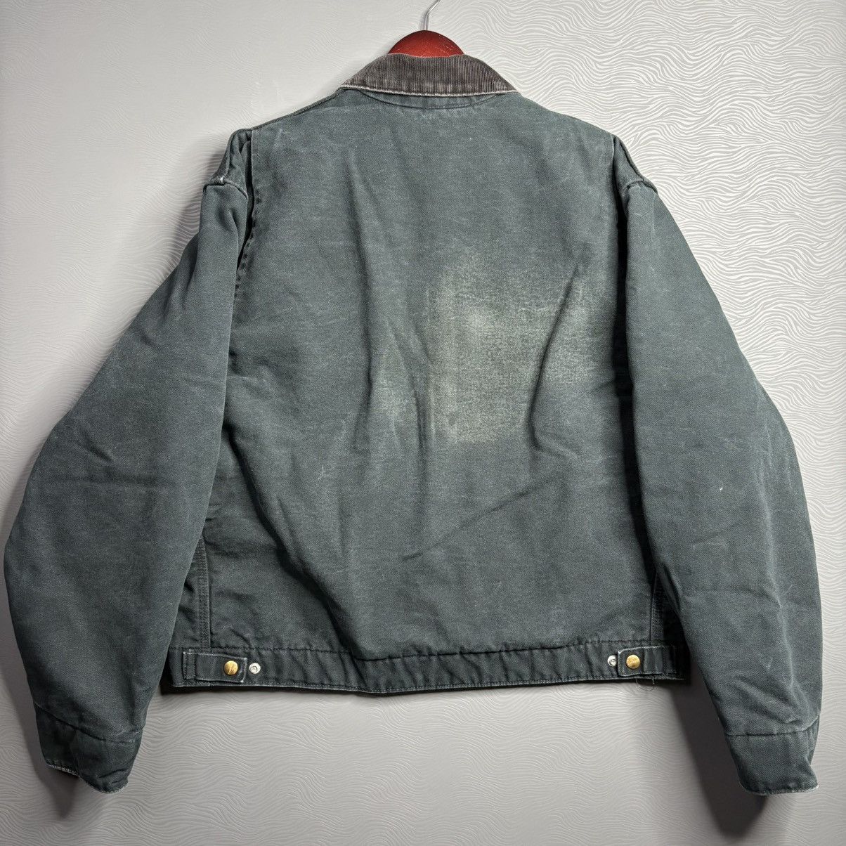 Carhartt × Vintage VTG BLACK Carhartt Detroit J01 BLK Blanket Lined Large Size US L / EU 52-54 / 3 - 2 Thumbnail