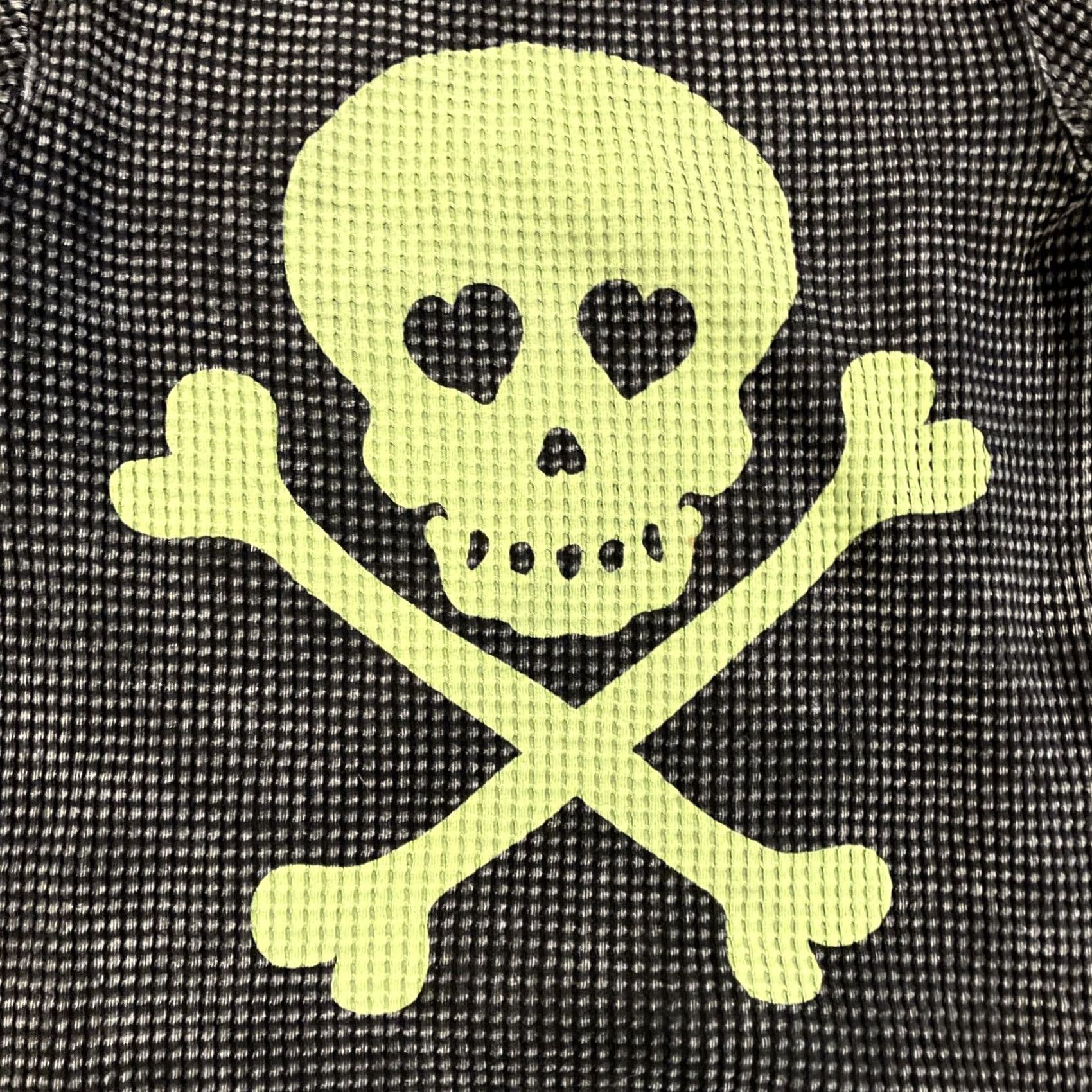 Vintage Havana VINTAGE Vintage Havana Skull & Bones Long Sleeve Thermal Shirt Women's XL Black Skull Thermal Long Sleeve Shirt Women XL Size XL / US 12-14 / IT 48-50 - 5 Thumbnail