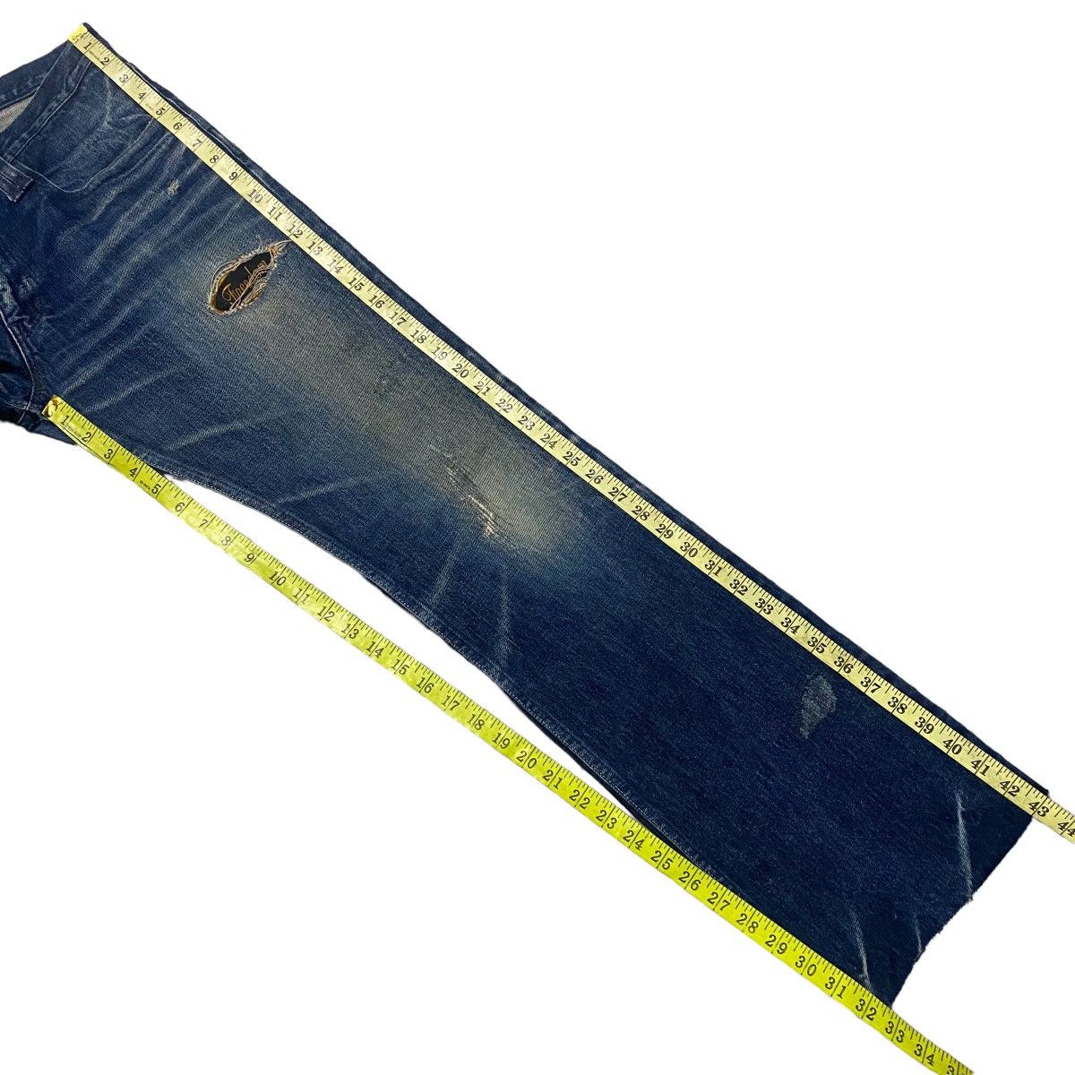 roarguns Roarguns Distressed Denim Flare Jeans Size US 34 / EU 50 - 23 Thumbnail