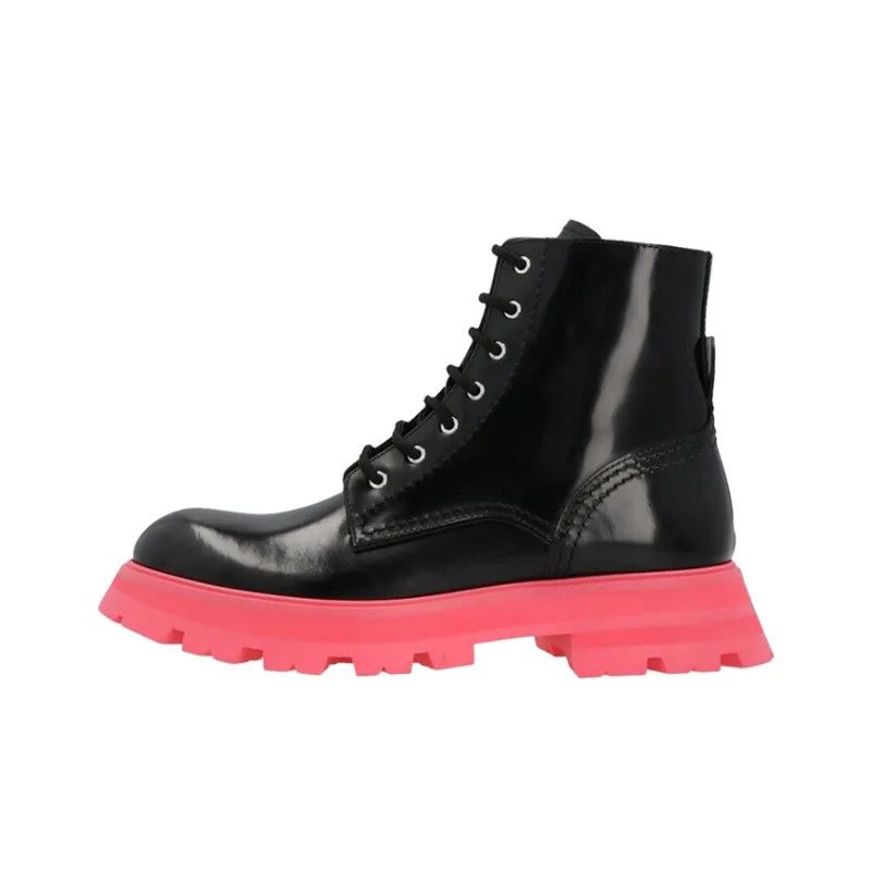 Alexander McQueen o1y0225 Ankle Boots in Black Size US 6 / IT 36 - 3 Thumbnail