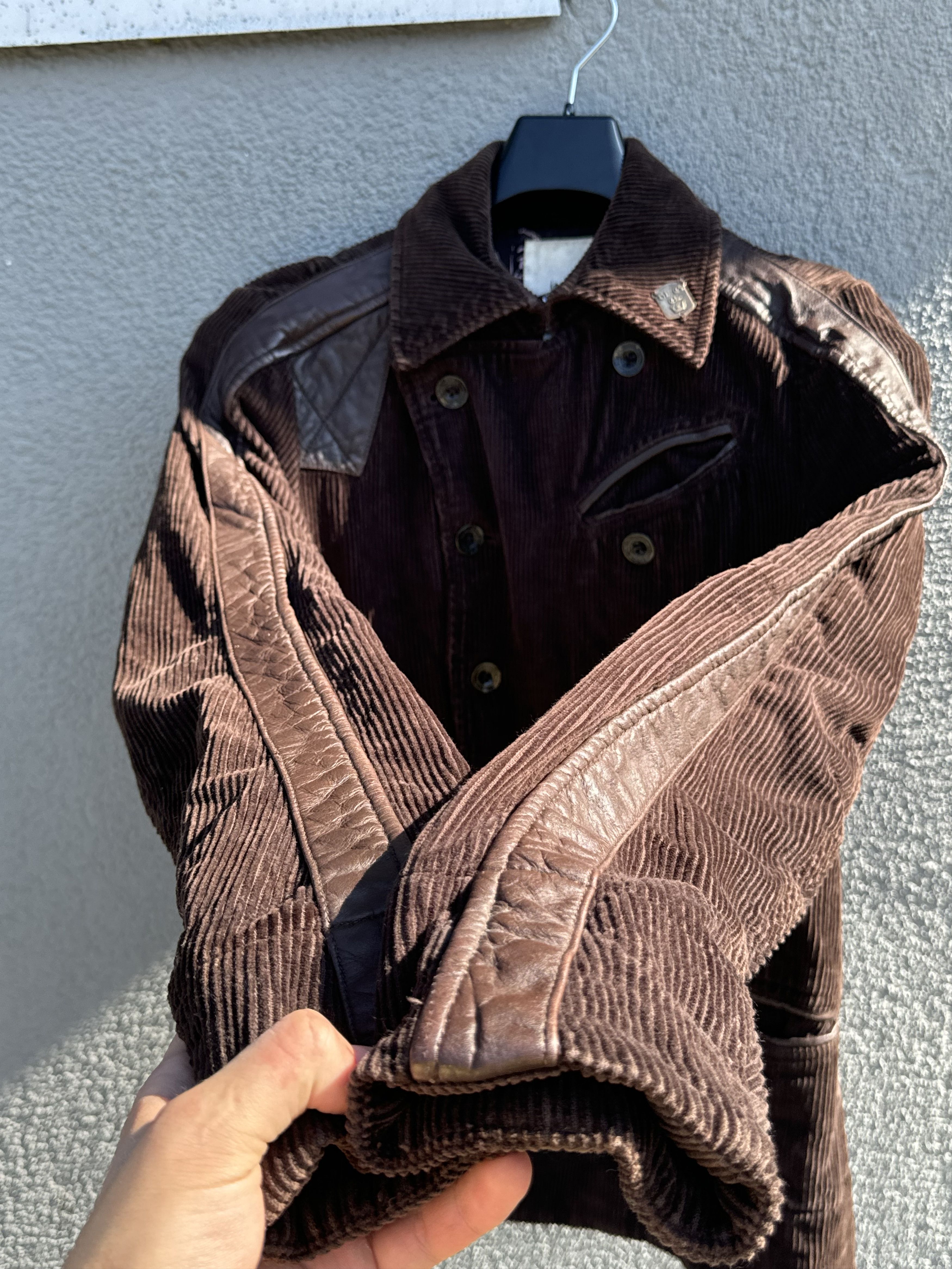 Diesel × Diesel Black Gold Vintage Diesel Industry Women's Brown Corduroy Blazer Size M / US 6-8 / IT 42-44 - 8 Thumbnail