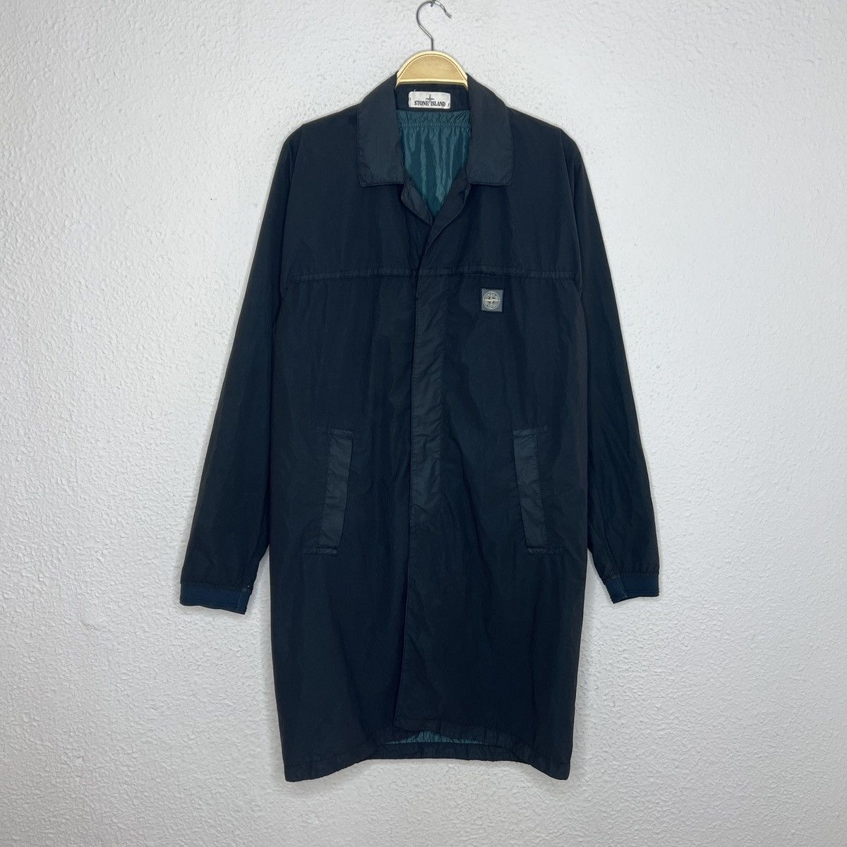 Stone Island Stone Island Coat Lamy Velour Metalic Green Nylon Jacket Size US M / EU 48-50 / 2 - 1 Thumbnail