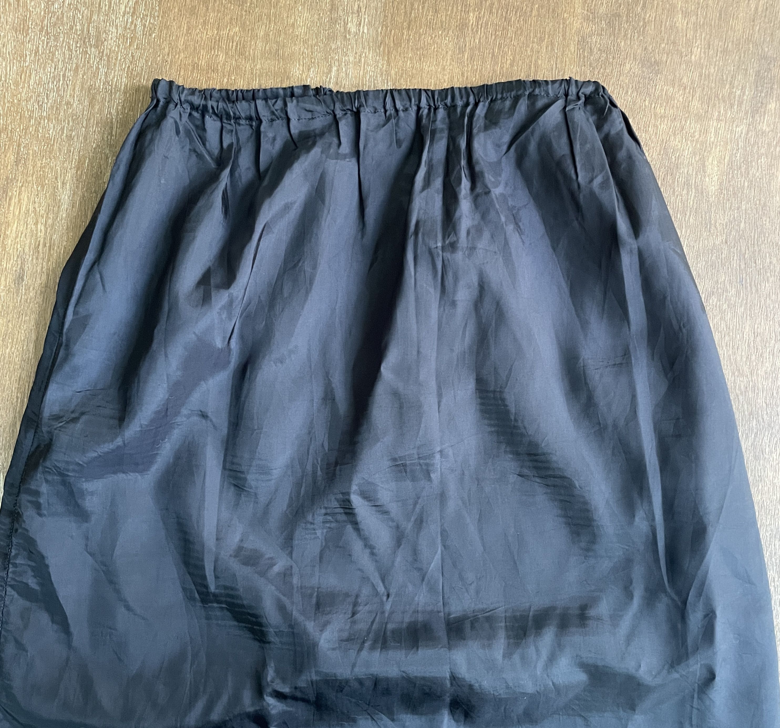 Y's Y's Yohji Yamamoto Cupro Classic Black Skirt Size 30" / US 8 / IT 44 - 2 Thumbnail