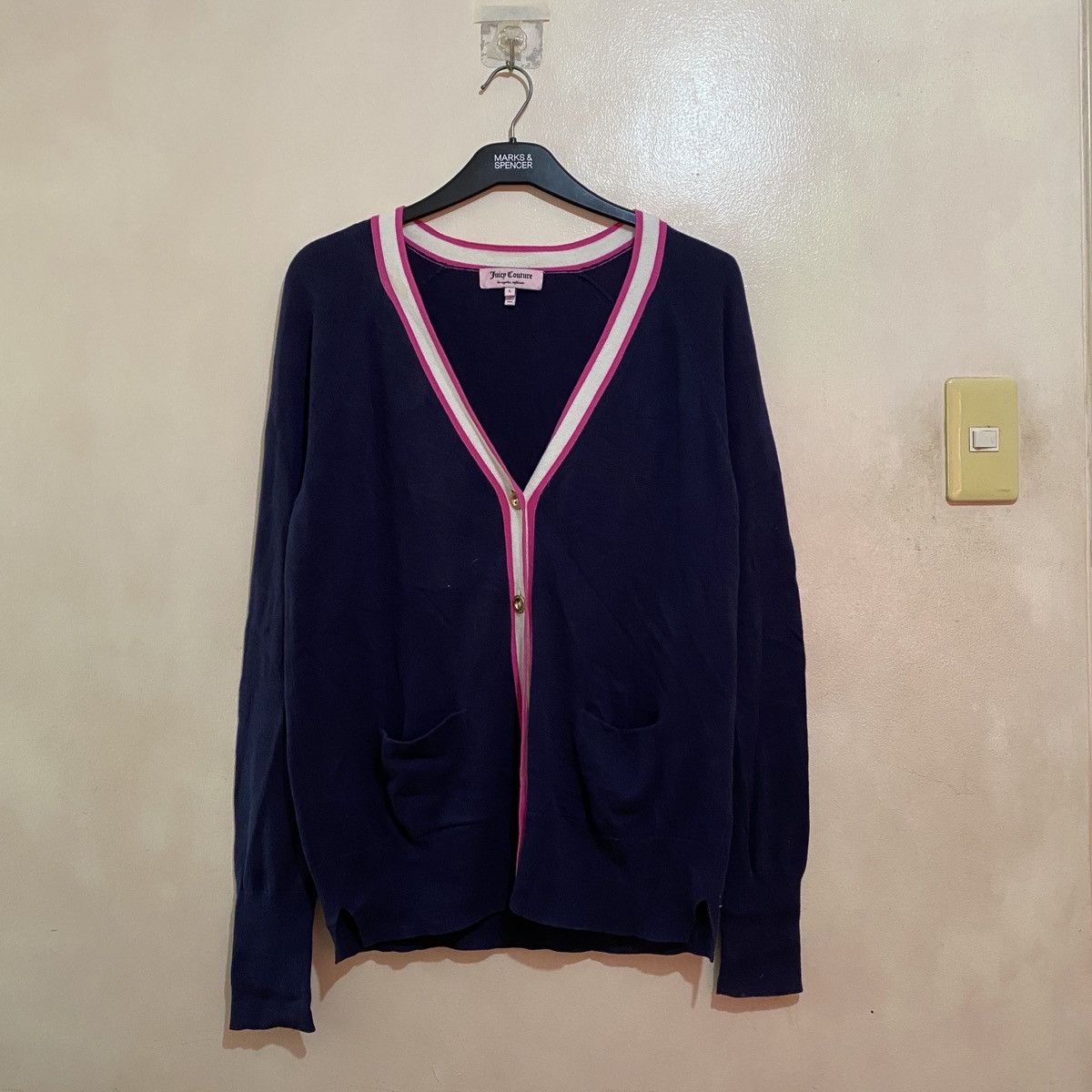 Juicy Couture Juicy Couture Cardigan Size L / US 10 / IT 46 - 1 Thumbnail
