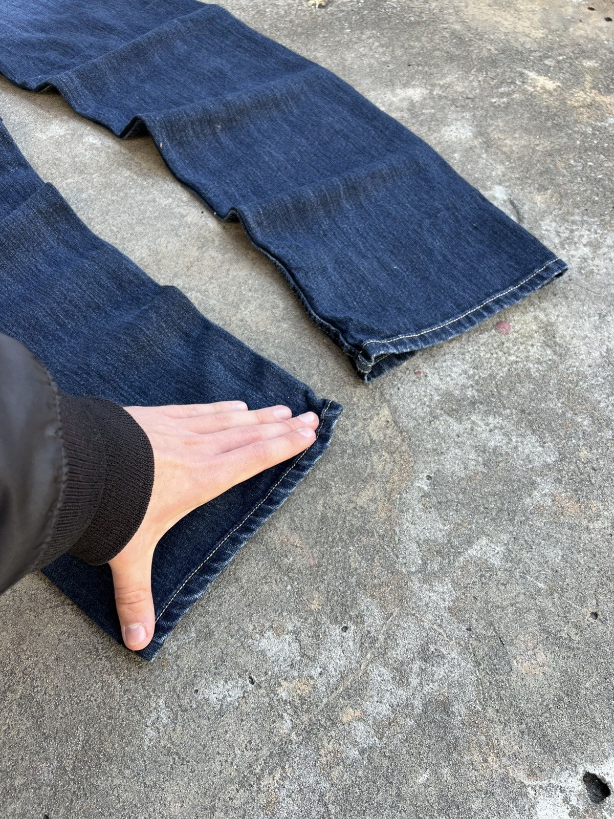Dolce & Gabbana Crazy Dolce Gabbana Big Logo Baggy Jeans UK Y2k Rare Vintage Size US 36 / EU 52 - 3 Thumbnail