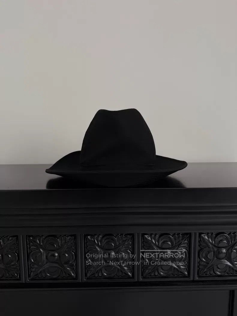 Yohji Yamamoto Yohji Yamamoto 17SS Wool Top Hat Western Hat Size ONE SIZE - 1 Thumbnail