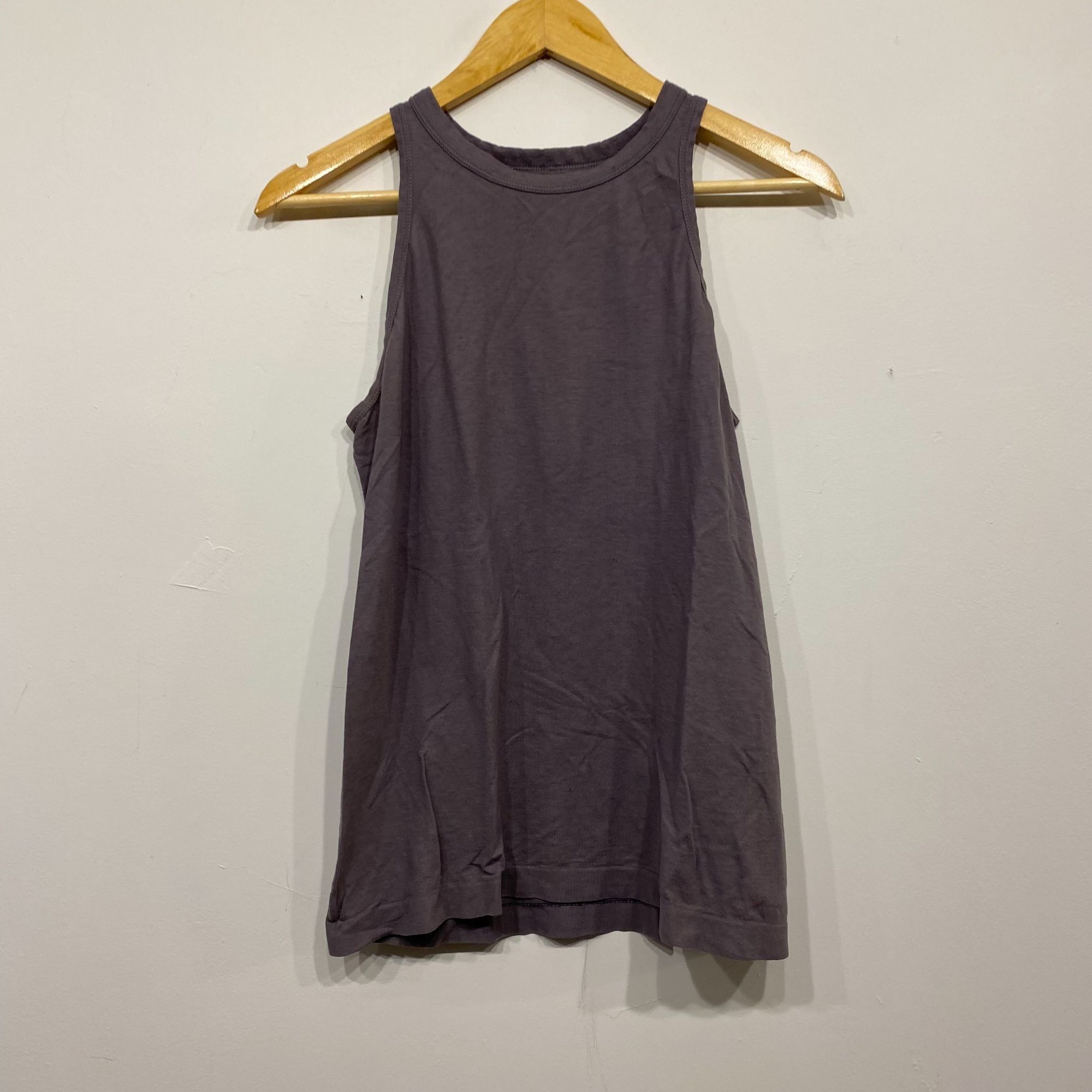Athleta Athleta Grey Cotton Tank Top Size Small Size S / US 4 / IT 40 - 1 Thumbnail