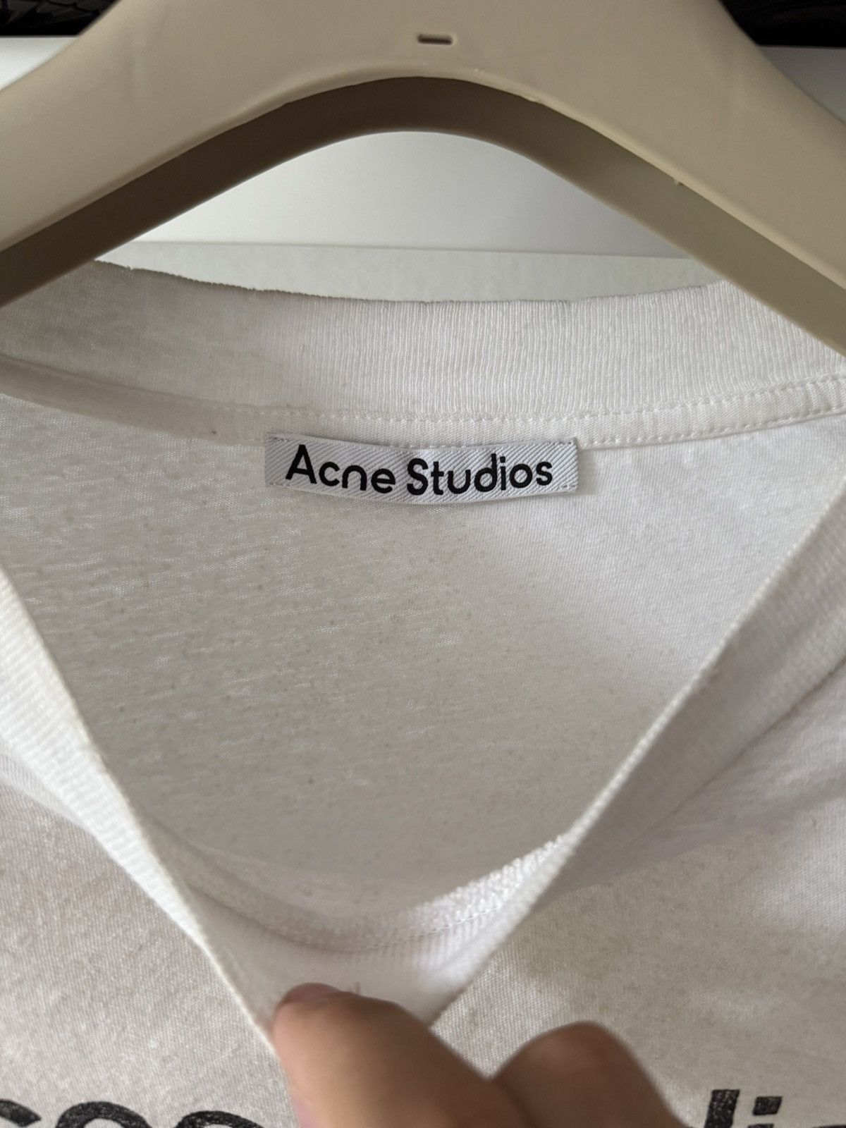 Acne Studios Acne Studios Logo T-shirt Size US L / EU 52-54 / 3 - 4 Thumbnail