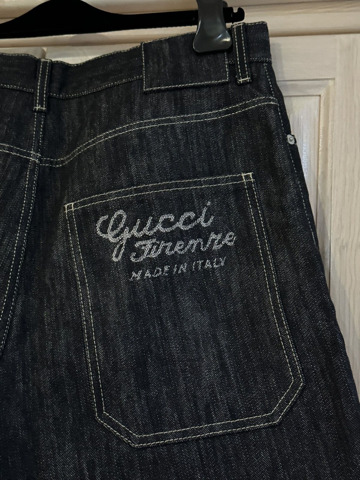 Gucci Gucci demna primavera denim jean shorts jorts Size US 34 / EU 50 - 6 Thumbnail