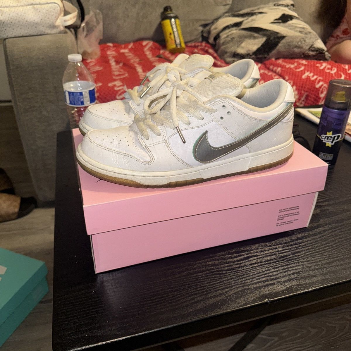 Diamond Supply Co. × Nike 2018 Nike SB Dunk Low x Diamond Supply Co White Size 10.5 Size US 10.5 / EU 43-44 - 1 Thumbnail