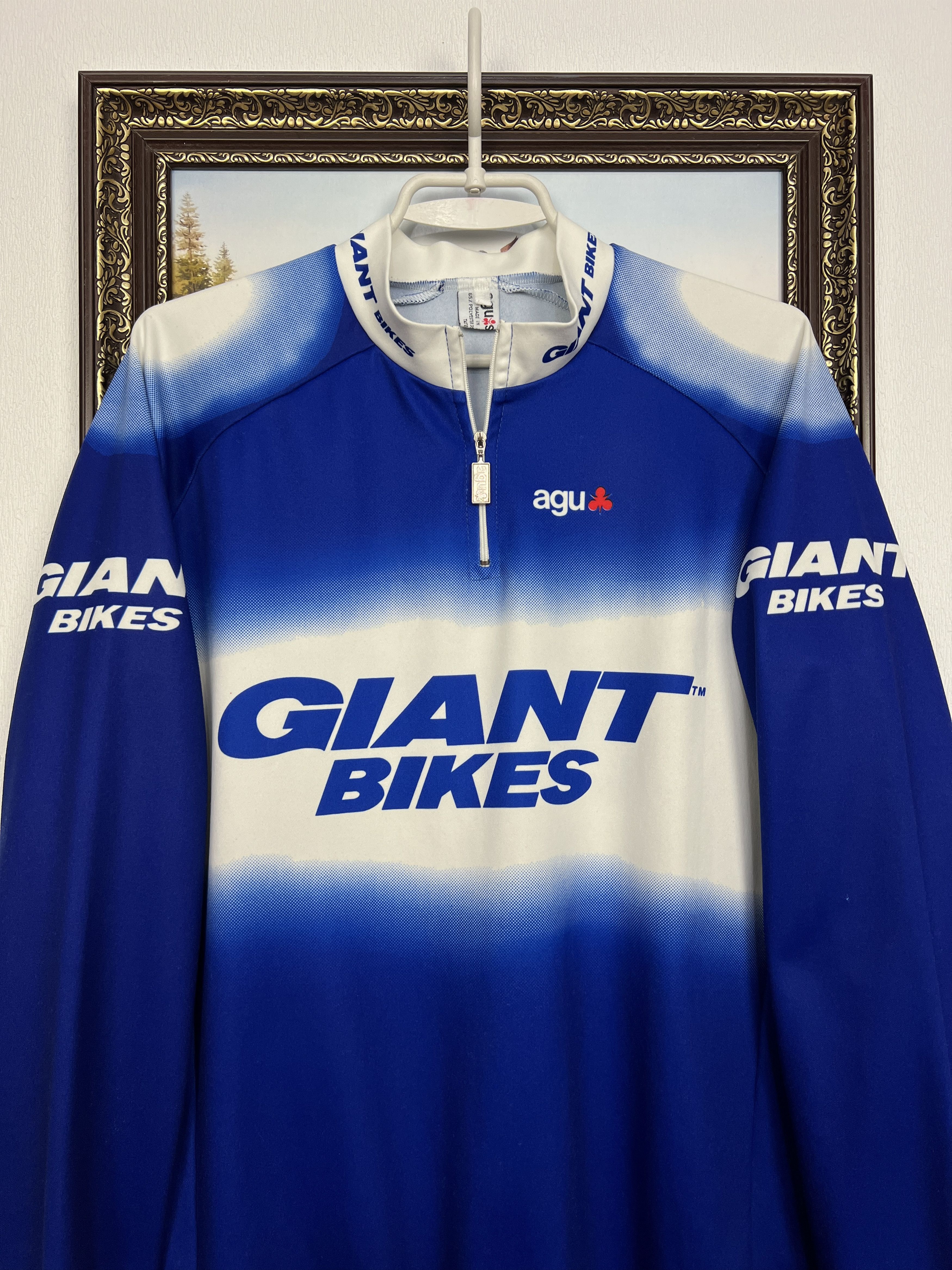Vintage Vintage Giant Bikes Cycling Long Sleeve Jersey Trikot Shirt Size US L / EU 52-54 / 3 - 2 Thumbnail