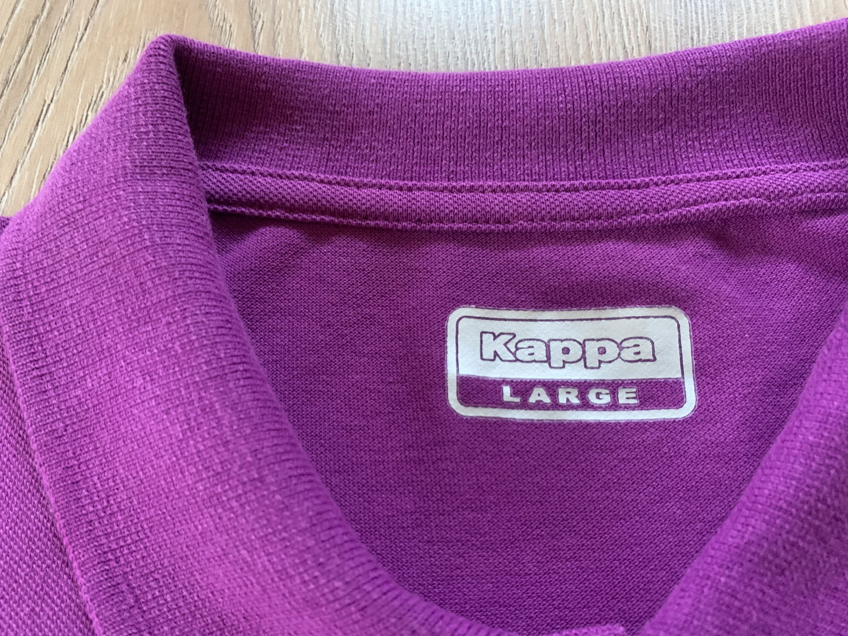 Kappa Vintage Kappa Purple Cotton Polo T-Shirt Size US L / EU 52-54 / 3 - 6 Thumbnail