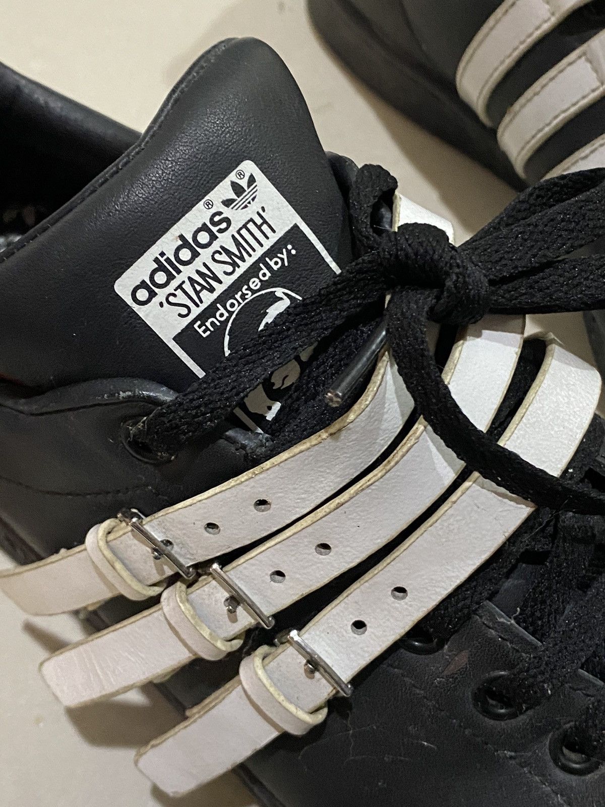 Adidas × Raf Simons Adidas RAF SIMONS x Stan smith strap "Core Black" Size US 10.5 / EU 43-44 - 8 Thumbnail
