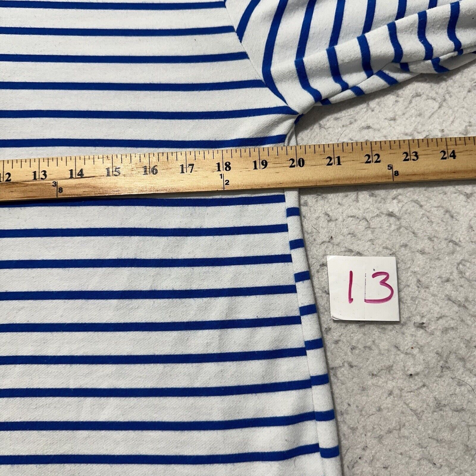 Other Jane and Delancey Small Blue White Striped Hoodie Sweatshirt Size S / US 4 / IT 40 - 8 Thumbnail