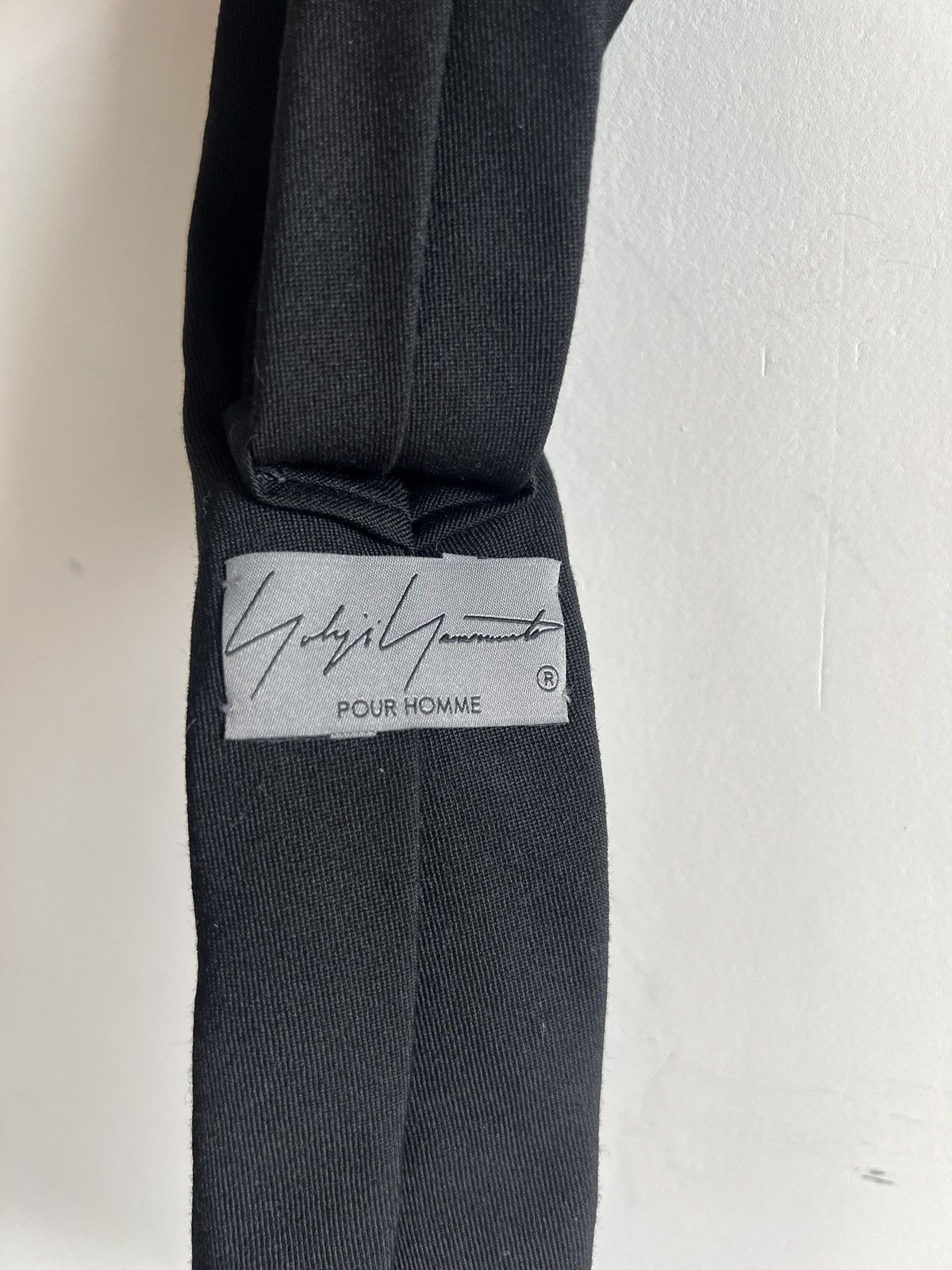 Yohji Yamamoto Yohji Yamamoto HOMME - Wool embroidery TIE Size ONE SIZE - 6 Thumbnail