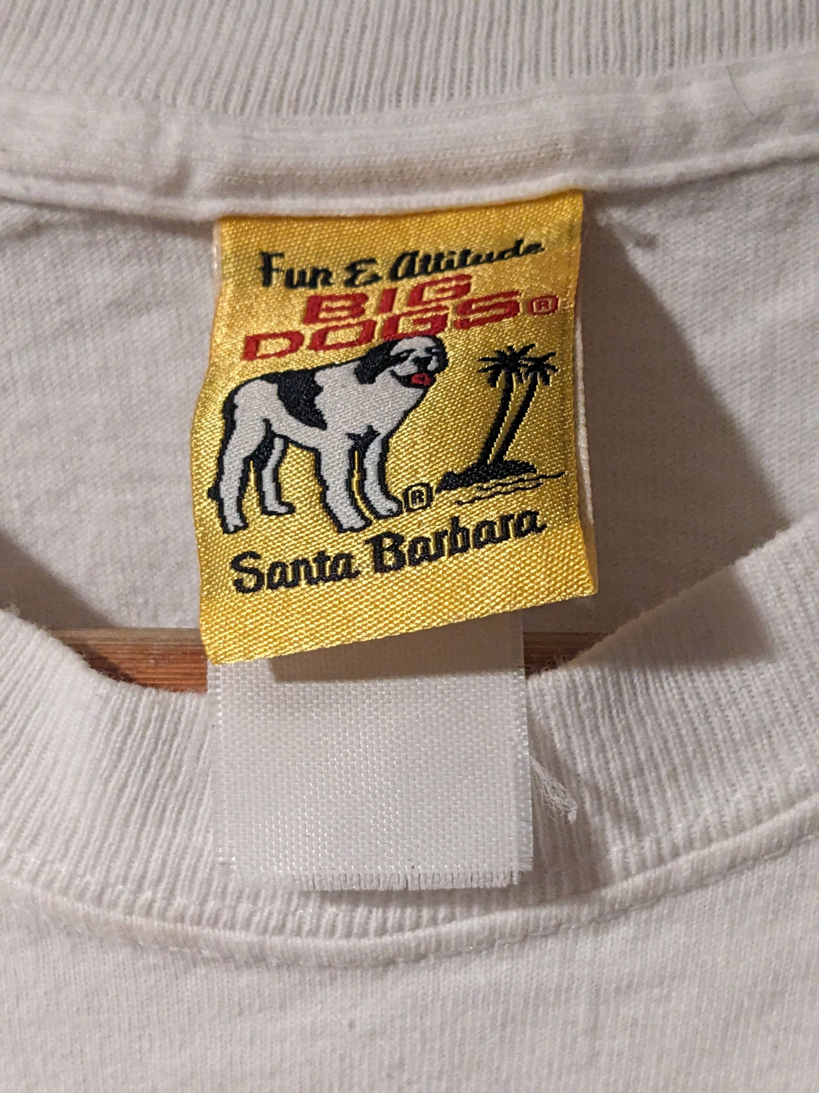 Big Dogs × Vintage Vintage 2002 Big Dog Attitude White Medium T-Shirt Size US M / EU 48-50 / 2 - 3 Thumbnail