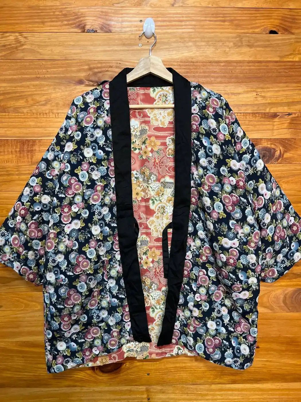Other Vintage Reversible All Over Kimono Naori Cardigans Size US L / EU 52-54 / 3 - 1 Thumbnail