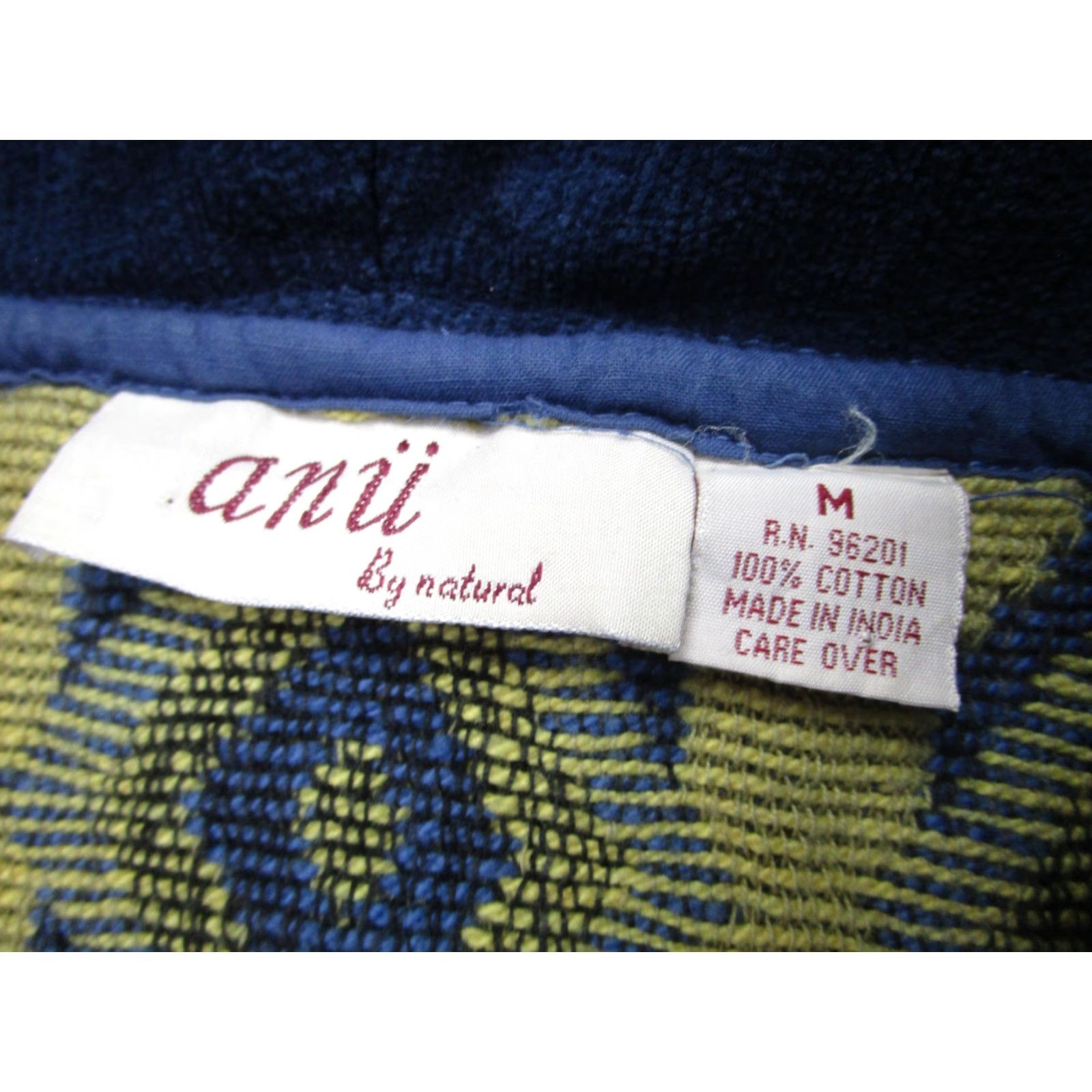 Vintage VINTAGE Anu By Natural Sweater Cardigan Womens M Blue Tribal Western Aztec Boho Jacket Size M / US 6-8 / IT 42-44 - 6 Thumbnail