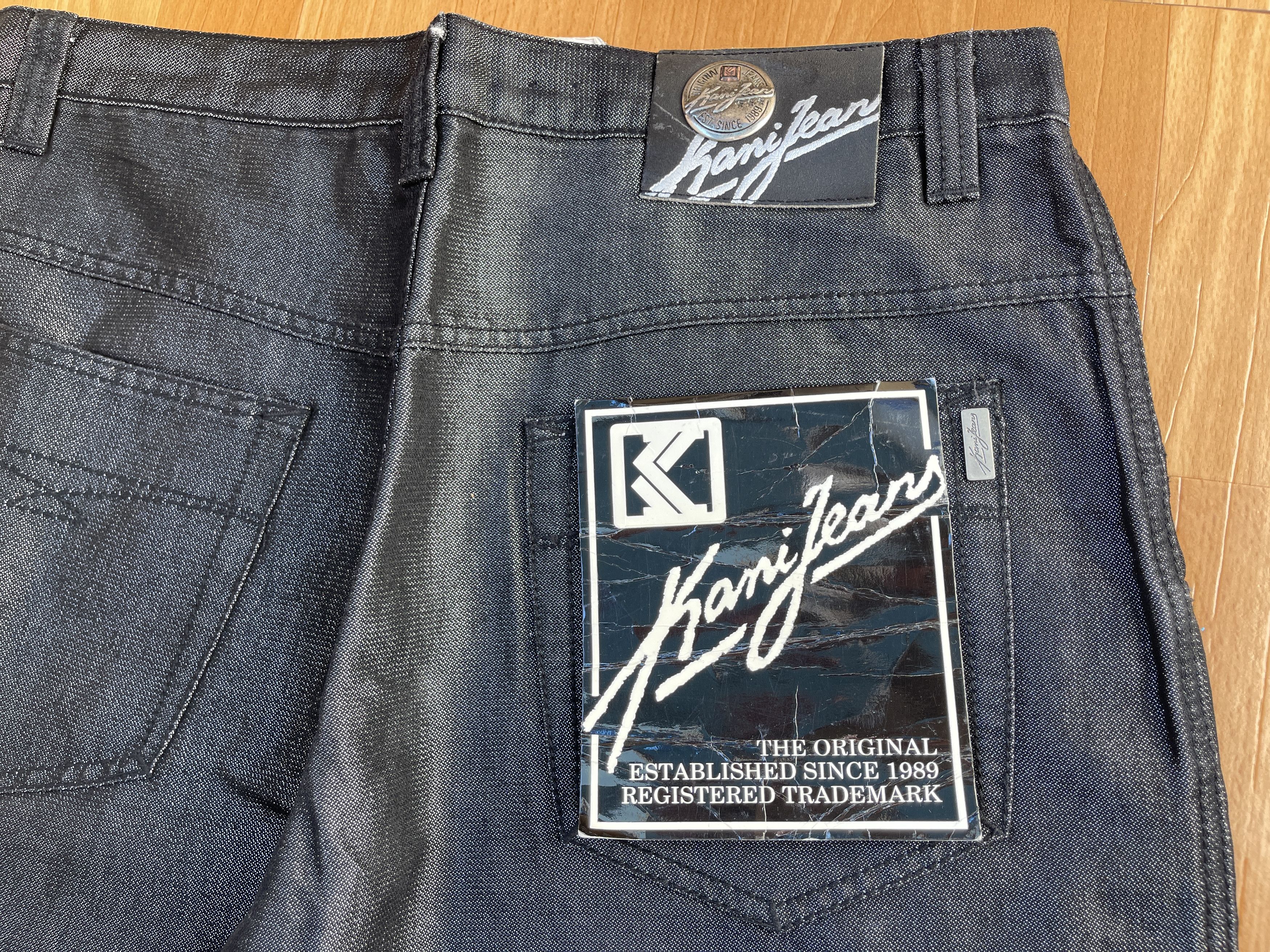 Karl Kani KARL KANI jeans shiny vintage baggy jeans silver metallic 34 Size US 34 / EU 50 - 6 Thumbnail