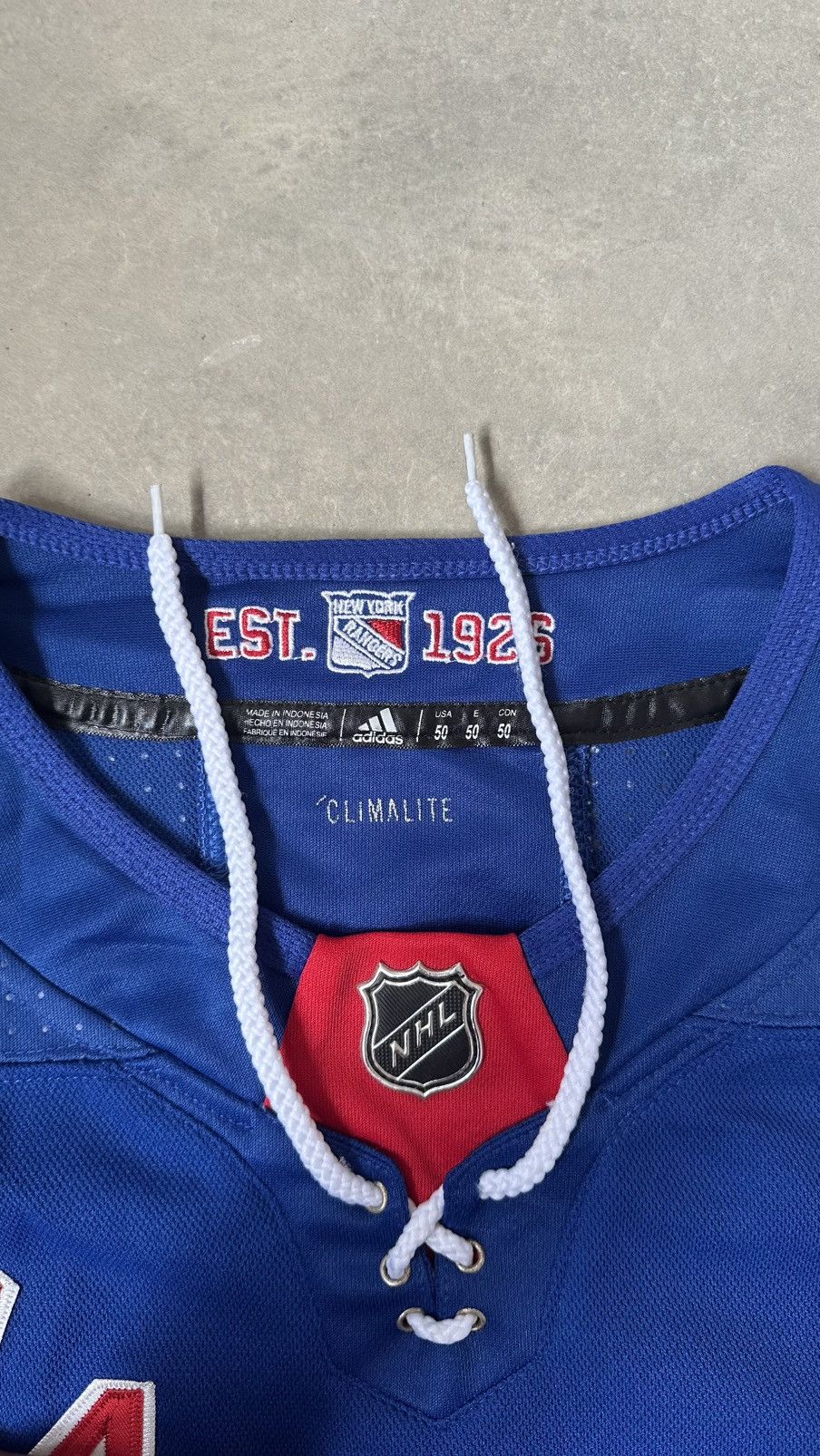 Adidas ADIDAS X NHL NEW YORK RANGERS KAAPO KAKKO JERSEY Size US L / EU 52-54 / 3 - 6 Thumbnail