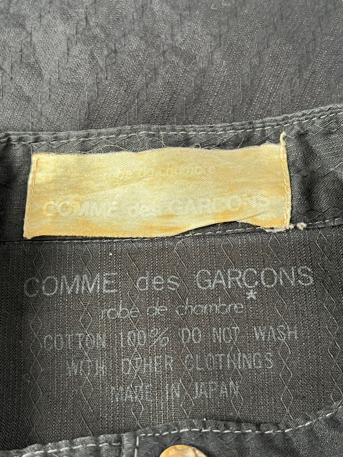 Comme des Garcons 1980 Comme des Garçons Robe de Chambre Oversize Button Shirt Size L / US 10 / IT 46 - 11 Thumbnail