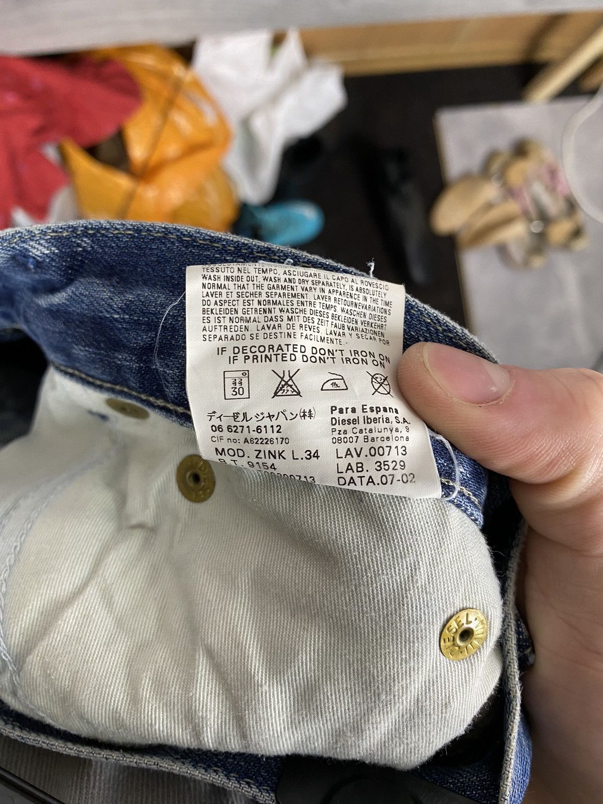 Diesel Womans Avant Garde Diesel Bell-Bottom Flared Japanese Jeans Size 30" / US 8 / IT 44 - 18 Thumbnail