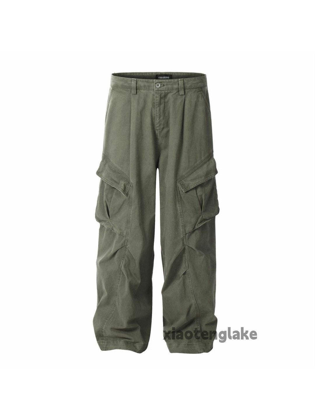 Designer × Japanese Brand × Vintage washed faded y2k skate hiphop military cargo,pants Size US 30 / EU 46 - 4 Thumbnail