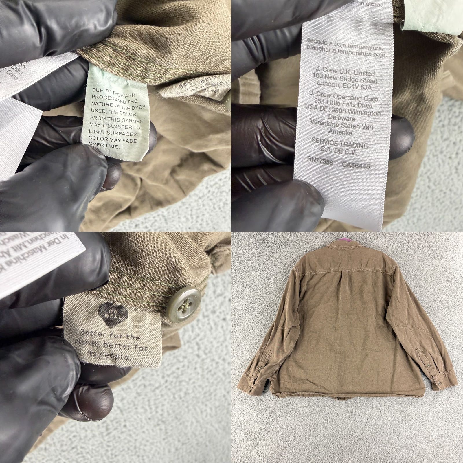 Madewell Madewell Button-Up Shirt Mens XXXL Brown Long Sleeve Casual Cotton Shirt Size US XXL / EU 58 / 5 - 9 Thumbnail