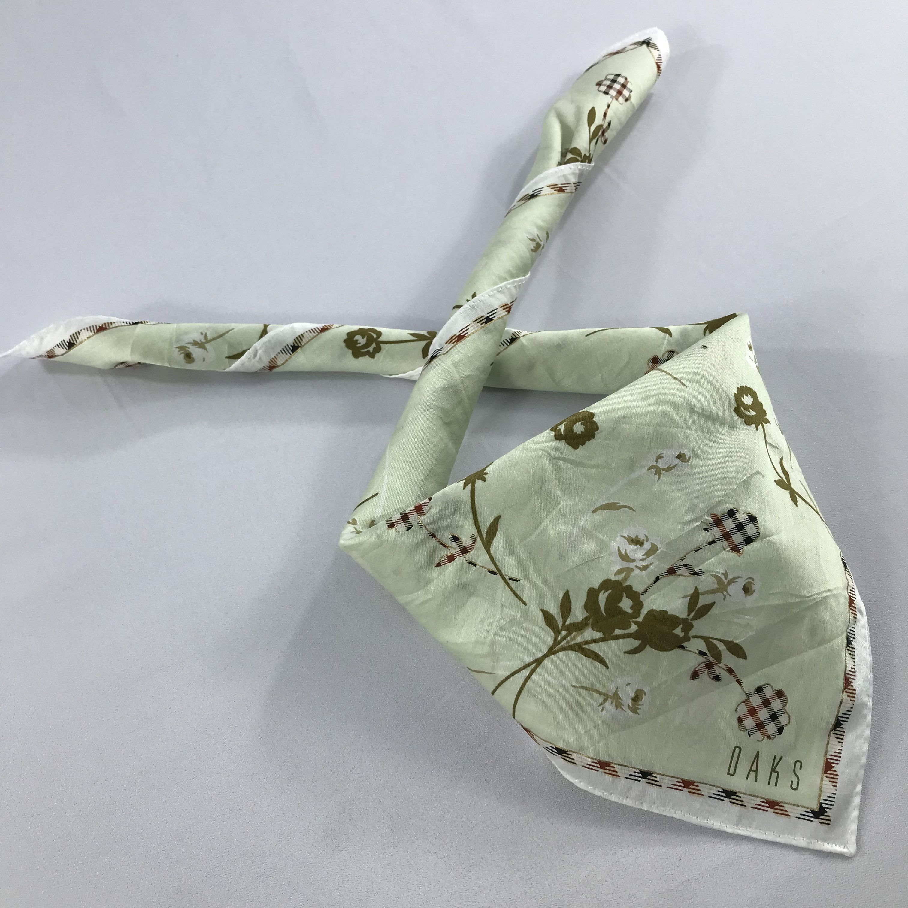 DAKS × Vintage Daks London Bandana / Handkerchief / Neckerchief -S2712 Size ONE SIZE - 4 Thumbnail