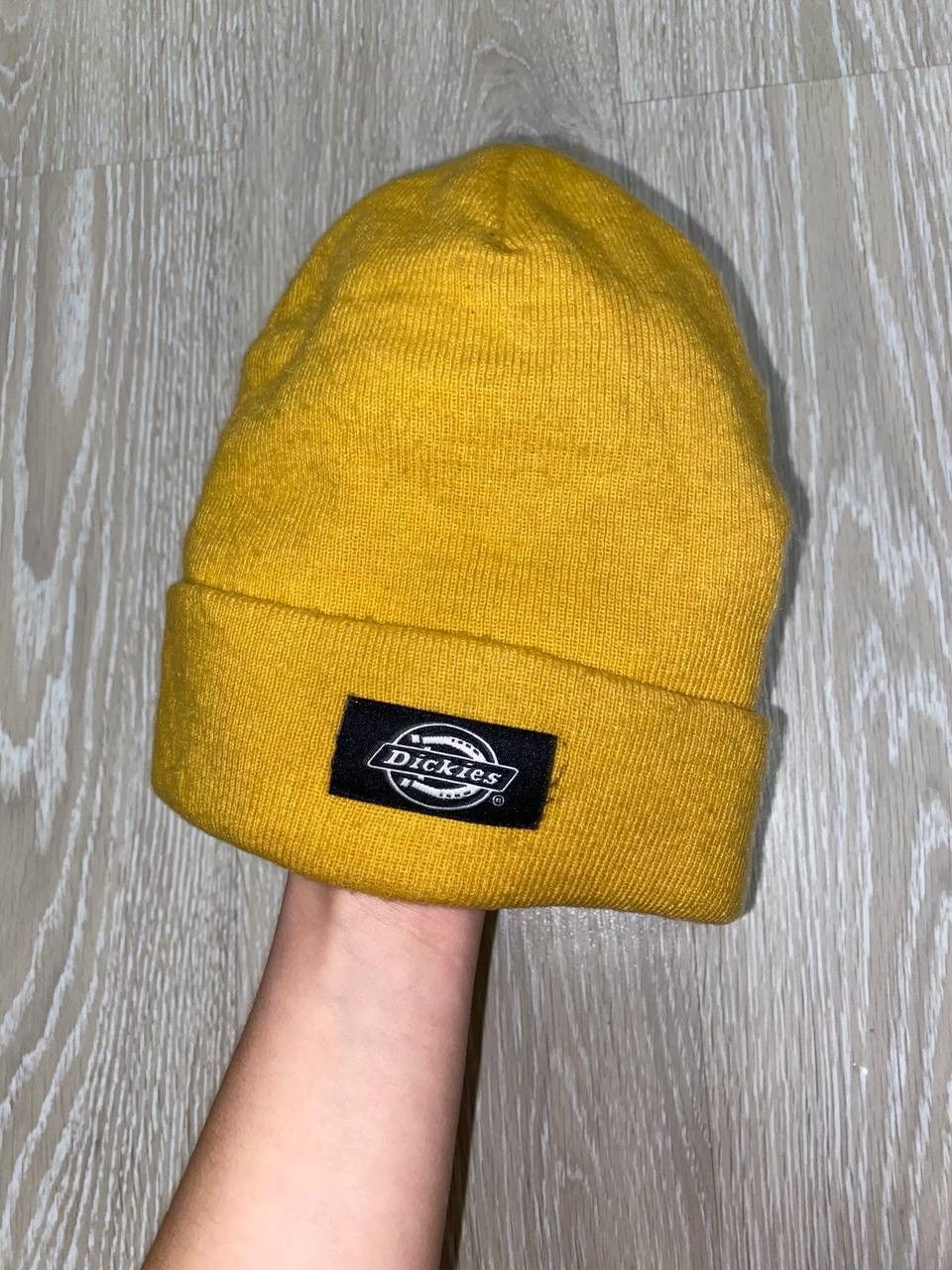 Dickies Dickies Hat Beige / Black Centre Logo Wool Size ONE SIZE - 1 Thumbnail