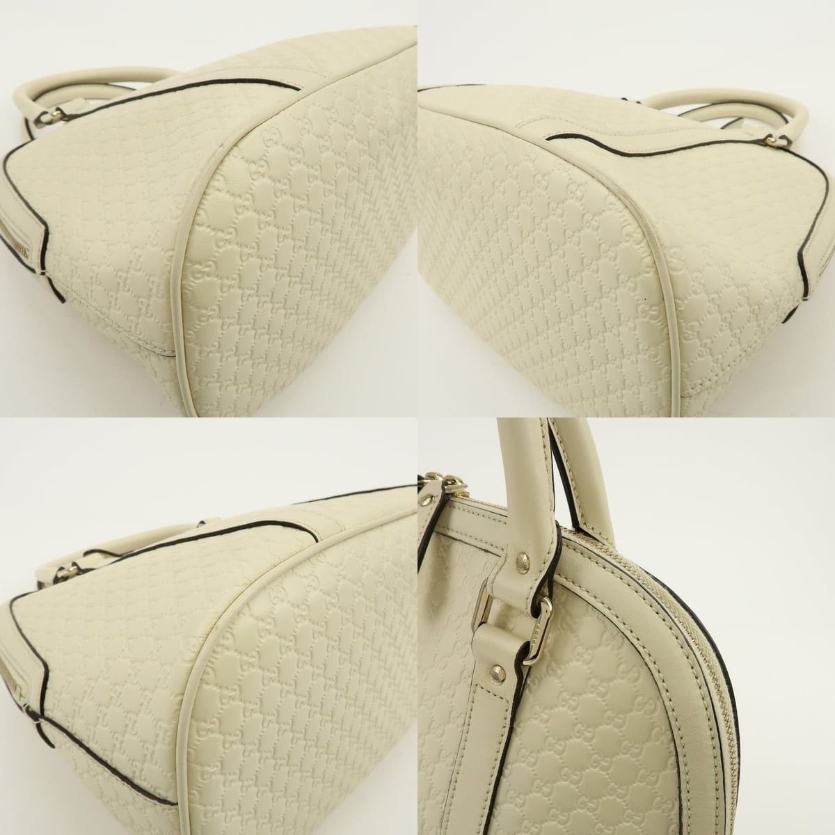 Gucci Gucci Microguccissima Dome Calfskin Shoulder Bag Cream Size ONE SIZE - 5 Thumbnail