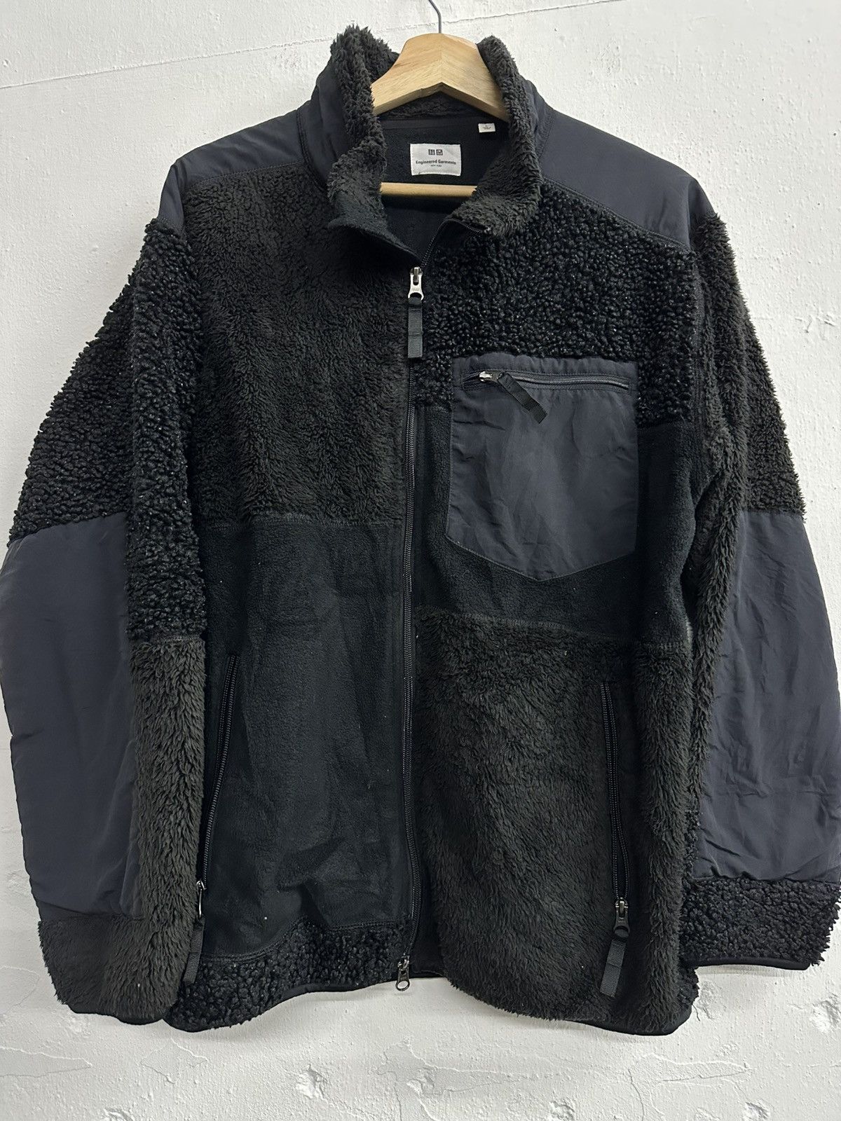 Uniqlo FW19 Engineer Garments Uniqlo Fleece Jacket Size US L / EU 52-54 / 3 - 3 Thumbnail