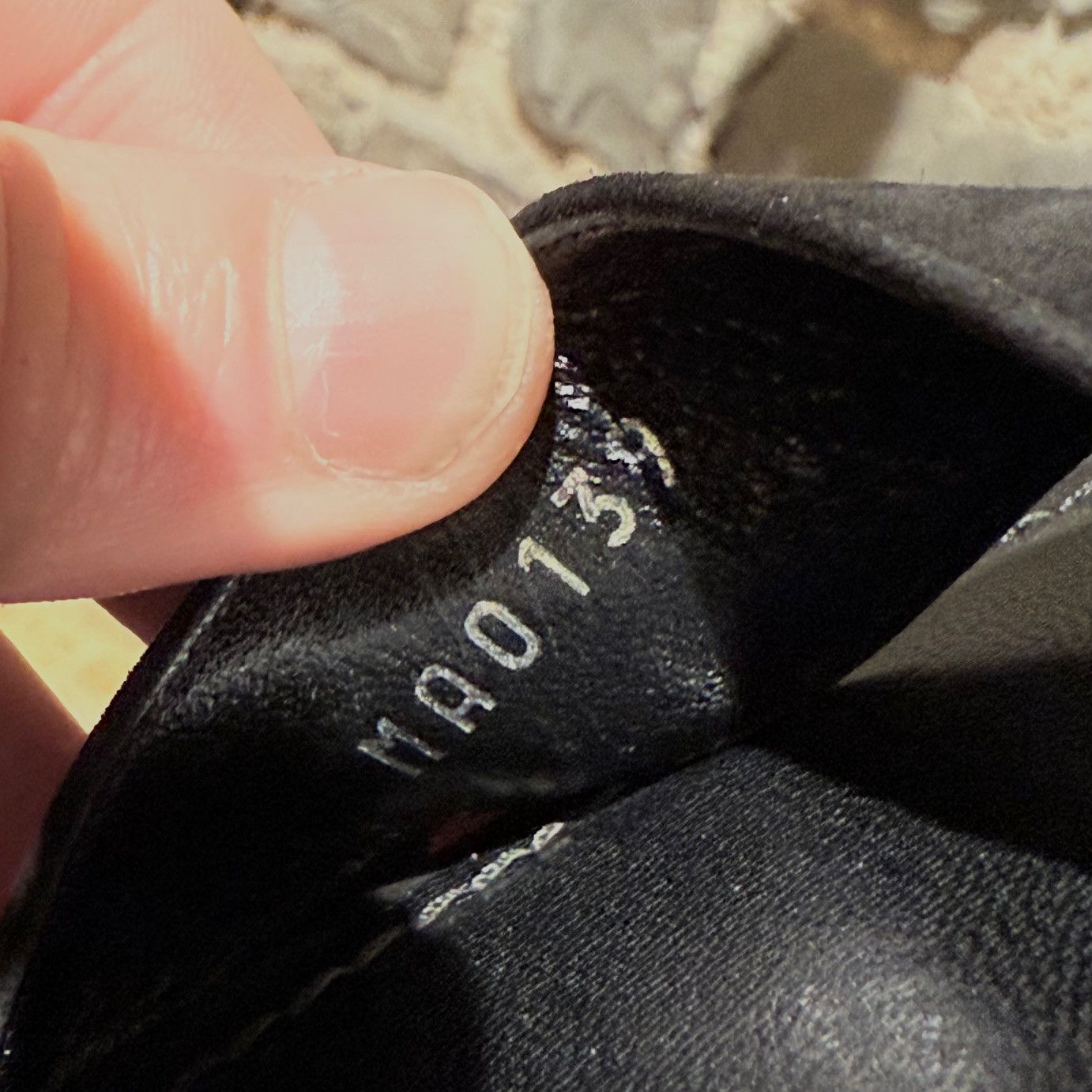 Louis Vuitton Louis Vuitton Black Suede Madeleine Crystal Logo Sandals Size US 9 / IT 39 - 11 Thumbnail
