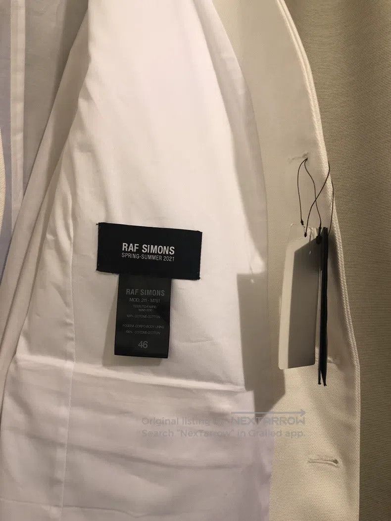 Raf Simons Raf Simons Oversized suit vest jacket Size 46R - 3 Thumbnail