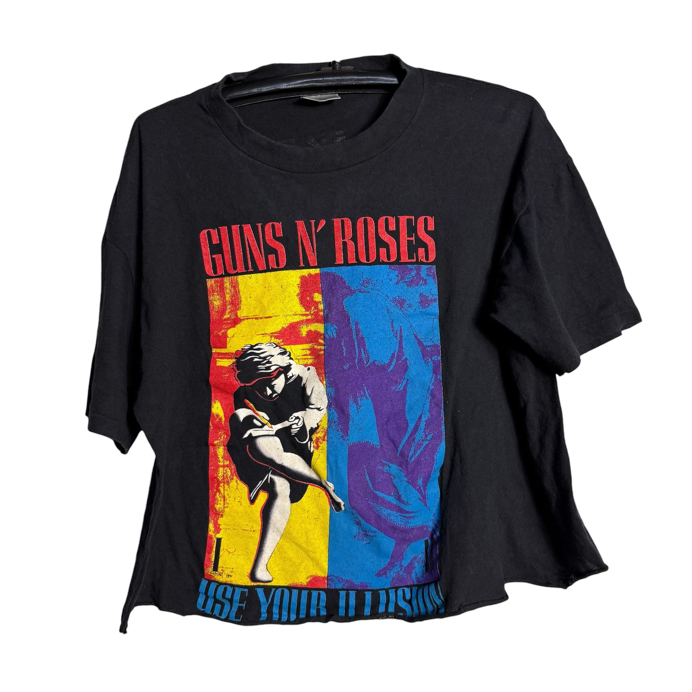 Band Tees 🔥RARE🔥Vintage Guns N' Roses Tokyo Dome Tour Crop T-shirt Size US L / EU 52-54 / 3 - 1 Thumbnail