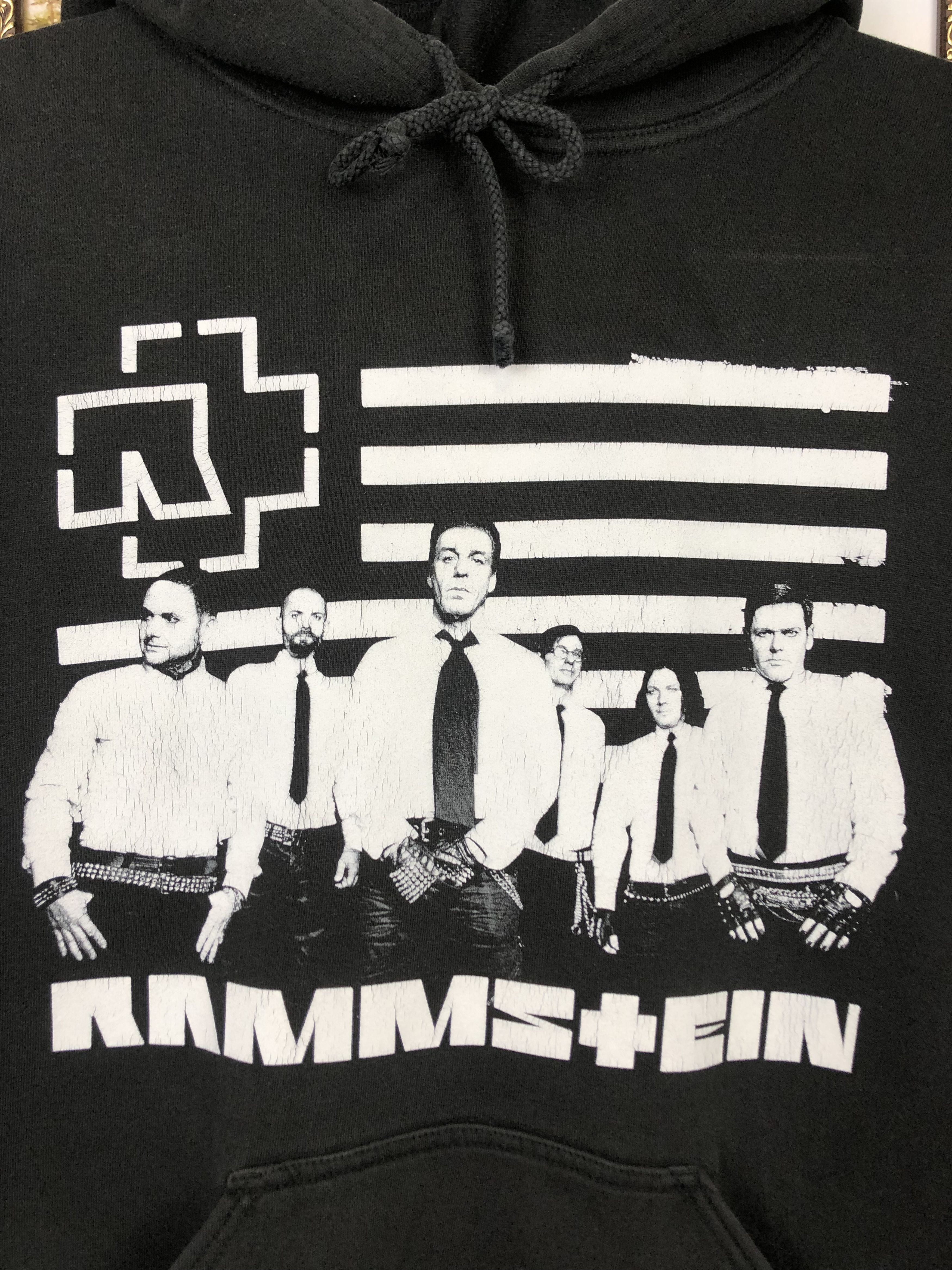 Vintage Vintage Rammstein Band Hoodie Over Print Jacket Mens Tee Size US M / EU 48-50 / 2 - 3 Thumbnail