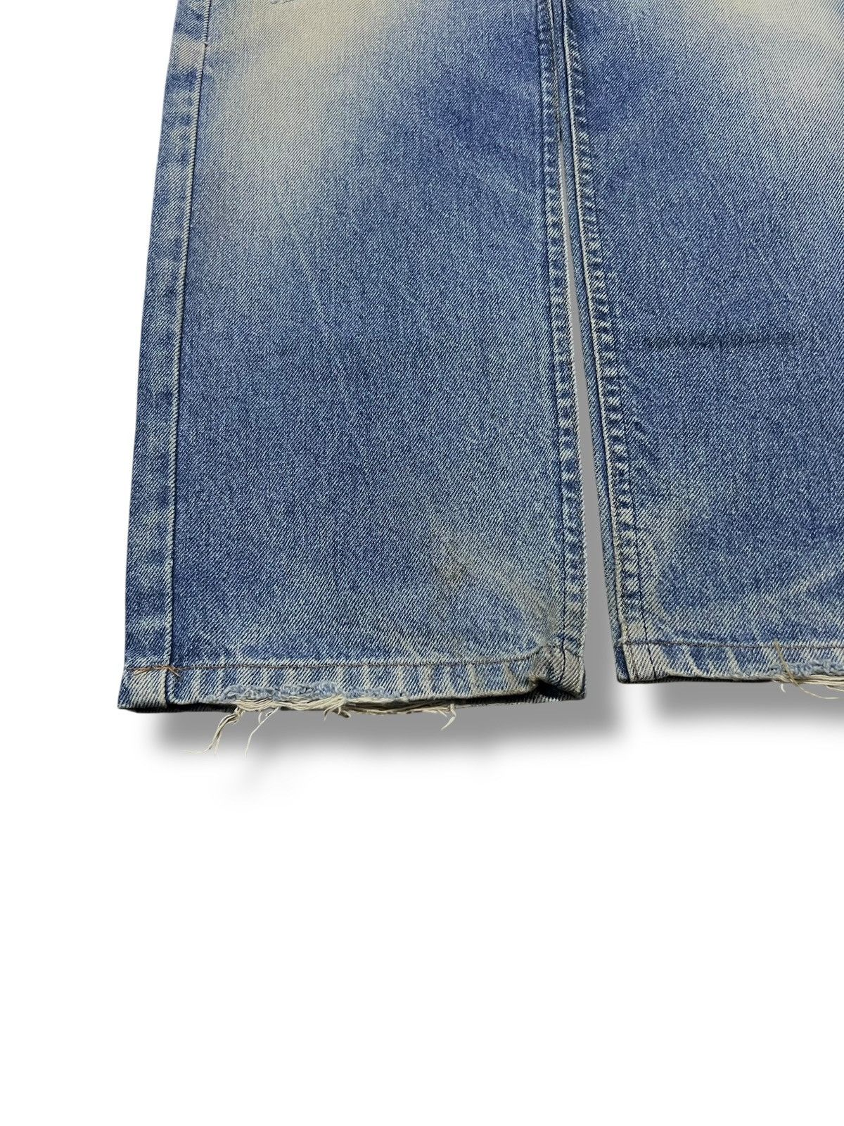 Lee Vintage 80s Lee Riders USA - Faded Wash, Distressed Denim Size US 28 / EU 44 - 6 Thumbnail