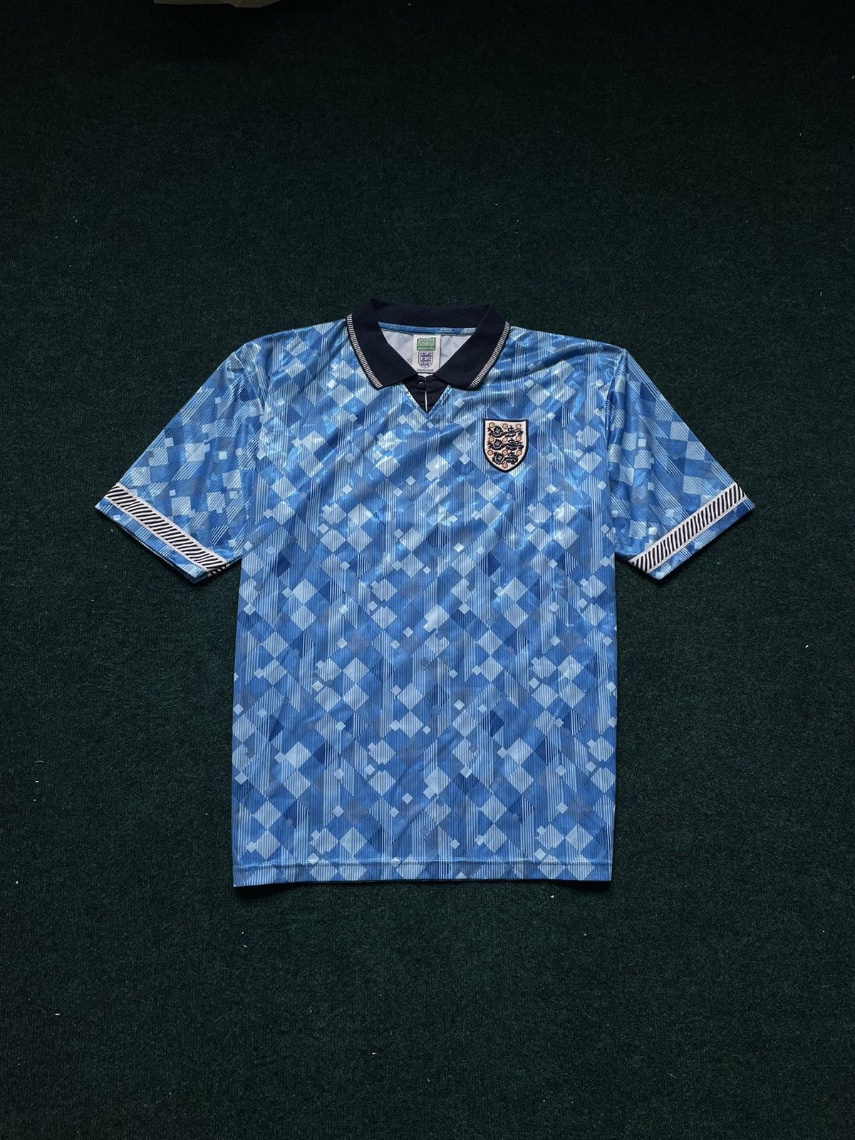 Score Draw Maillot rétro Angleterre domicile Redknapp 15 Euro 1996 (flocage rétro flex