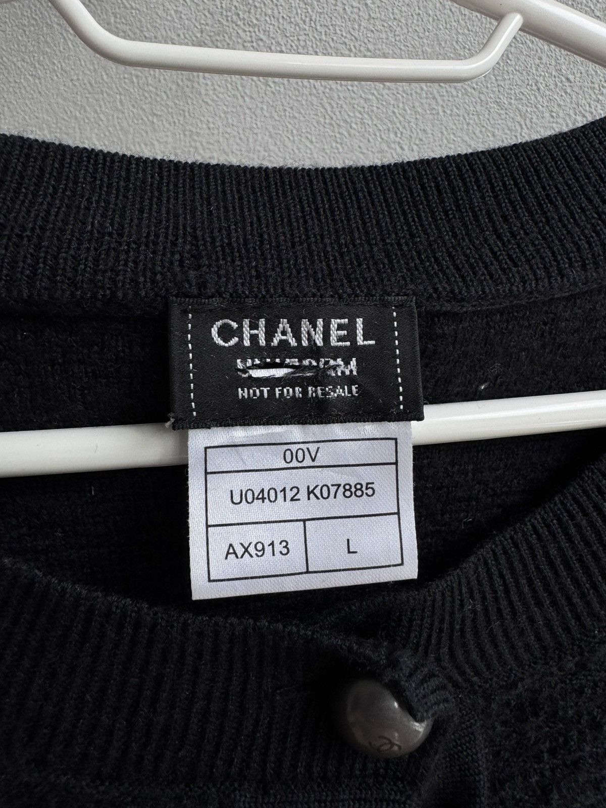 Chanel Chanel Wool Tweed Cardigan Button Up Size L / US 10 / IT 46 - 5 Thumbnail