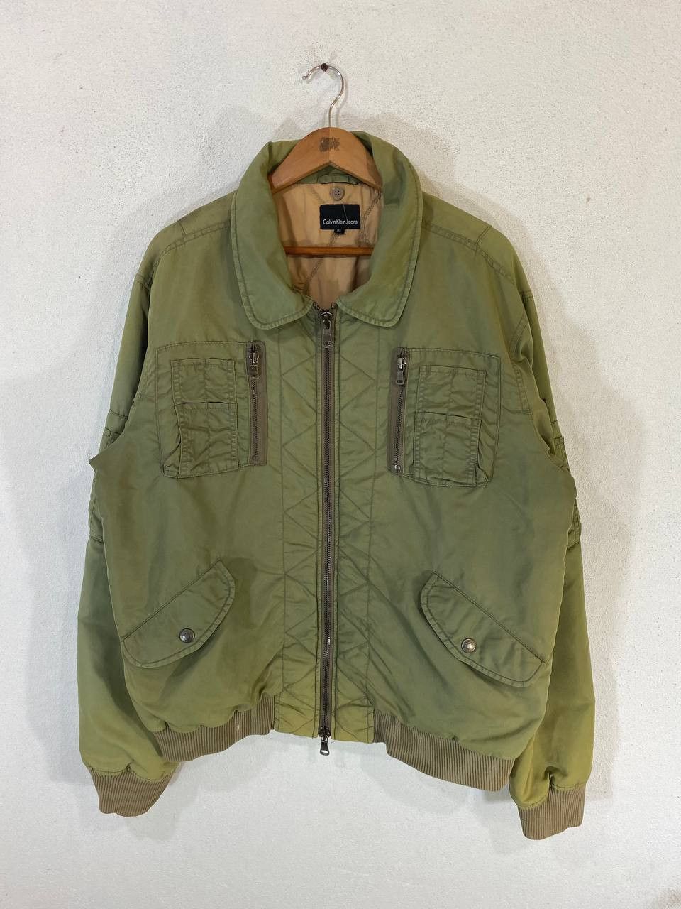 Calvin Klein calvin klein bomber jacket nice design Size US XL / EU 56 / 4 - 1 Thumbnail