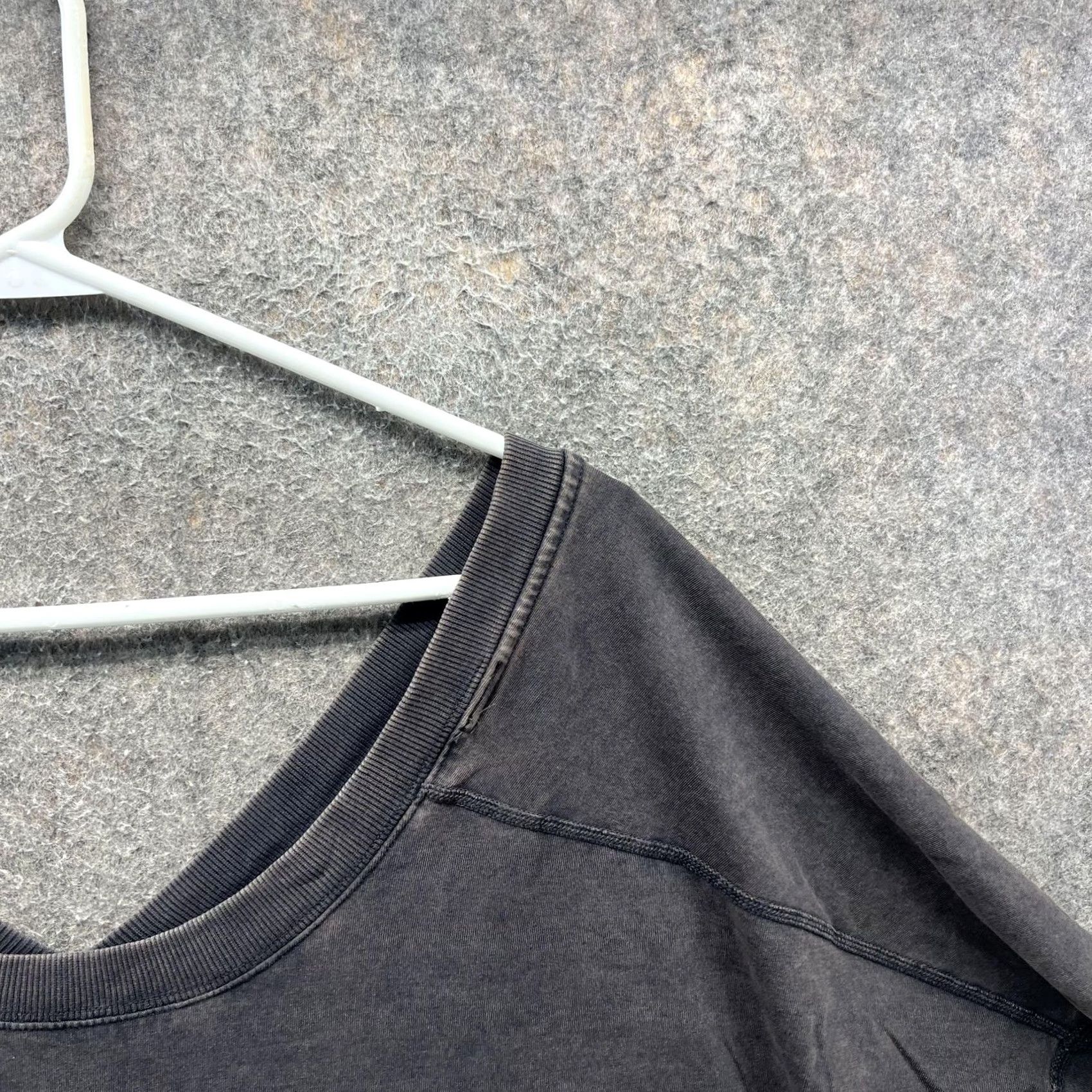 Vintage FP Movement Shirt Womens M Gray V-Neck Dolman Short Sleeve Yoga Athletic Size M / US 6-8 / IT 42-44 - 7 Thumbnail