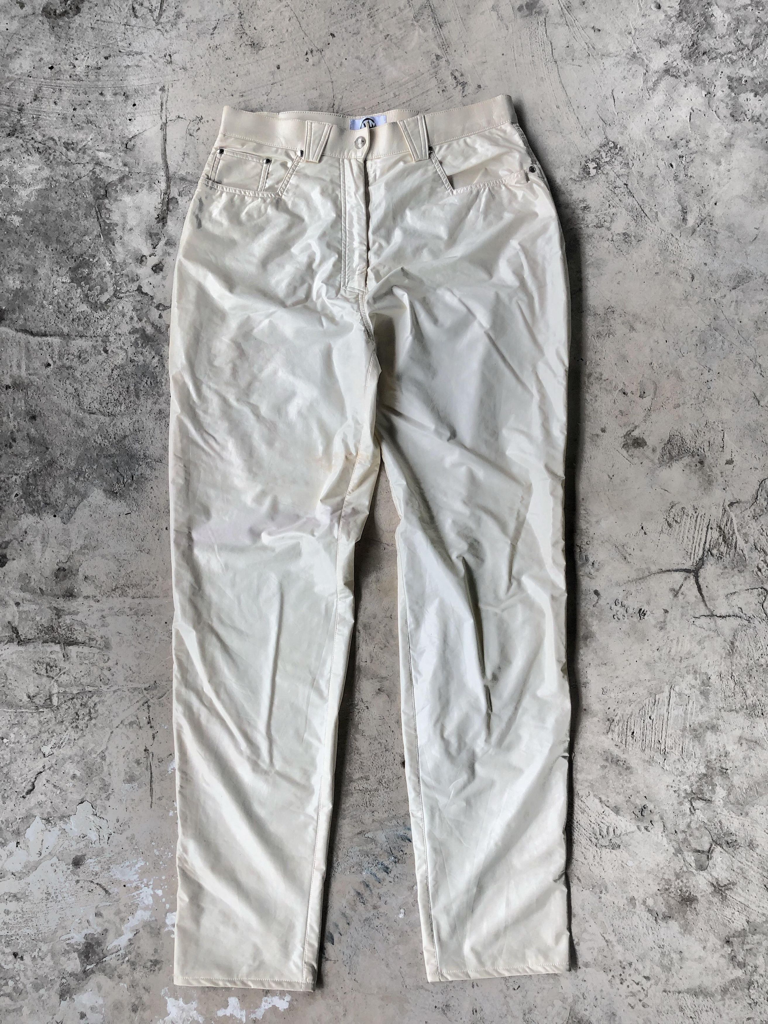 Thierry Mugler 1980s Thierry Mugler Leather Pants Size US 29 - 2 Thumbnail