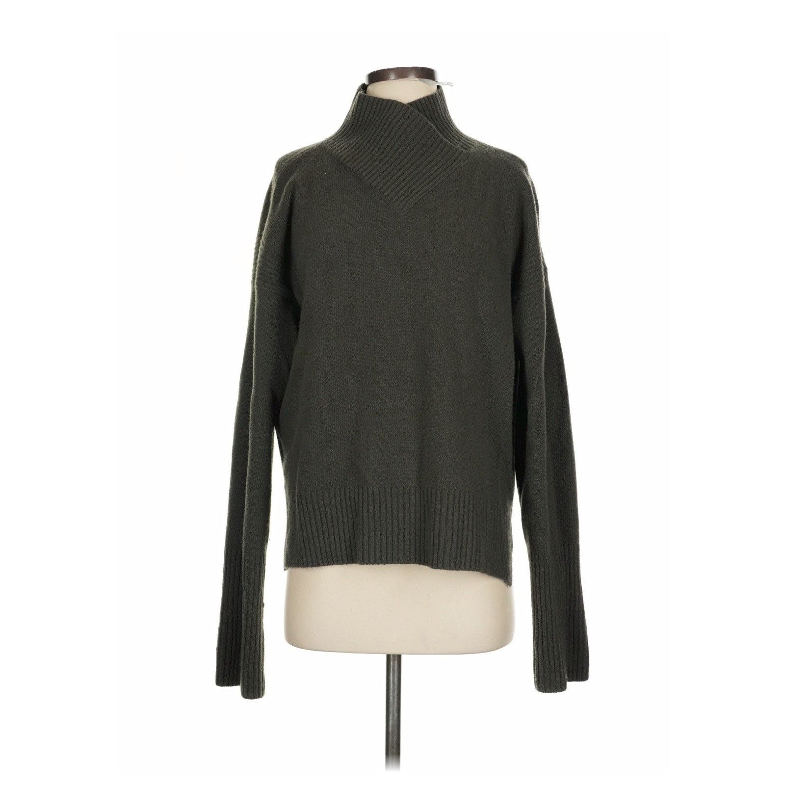 Other Beaufort & Blake Green Mockneck Jumper Wool Sweater Pullover Size S / US 4 / IT 40 - 1 Thumbnail