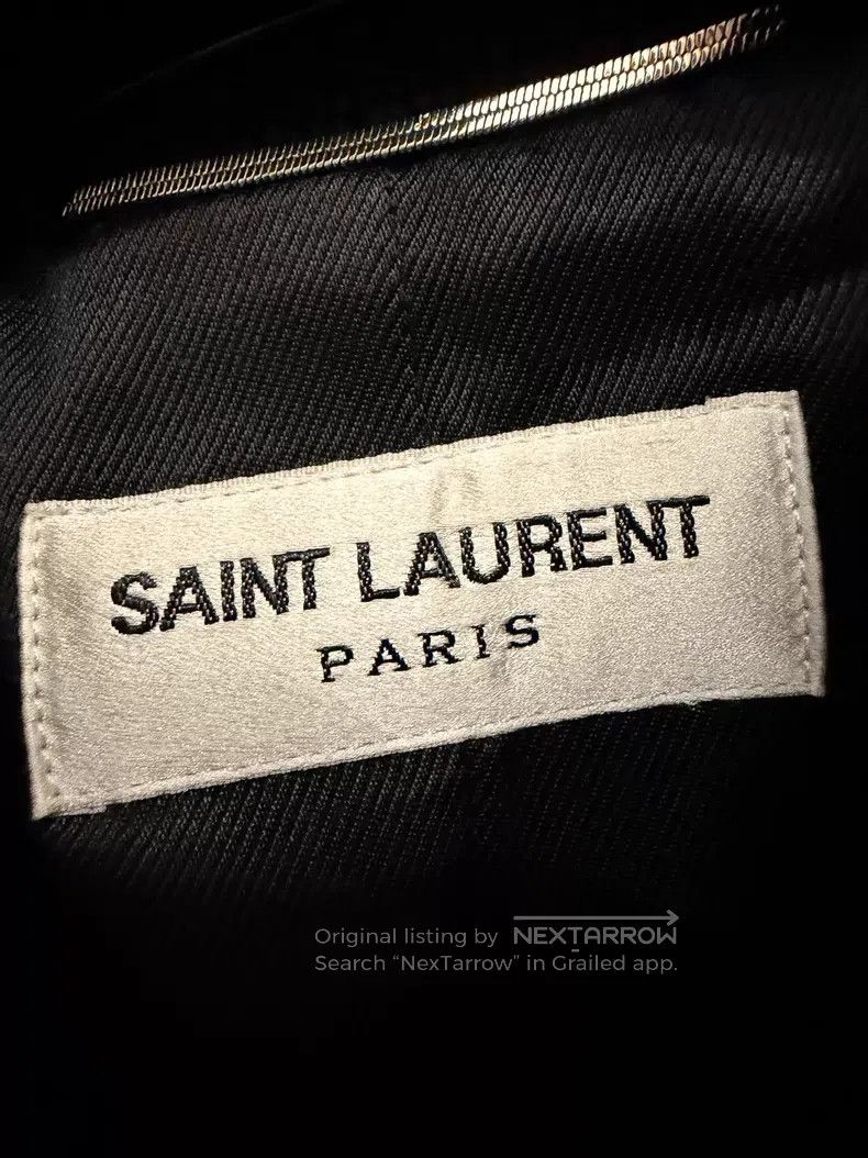 Saint Laurent Paris Saint Laurent Paris Back Lettering Embroidered Baseball Ja Size US L / EU 52-54 / 3 - 4 Thumbnail