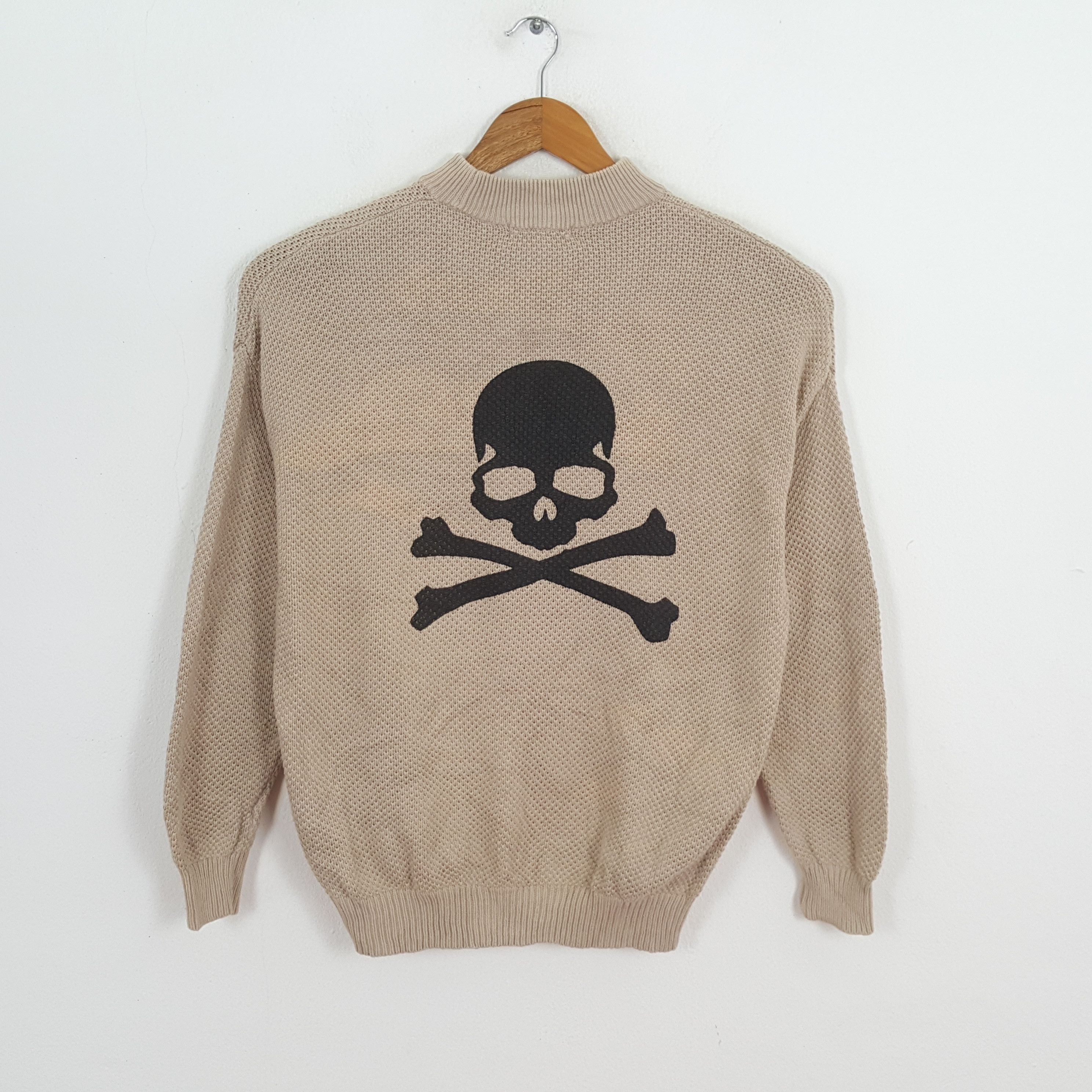 Uniqlo × Vintage Vintage SKULLS UNIQLO Japanese Custom Style Knitwear Size US L / EU 52-54 / 3 - 1 Thumbnail